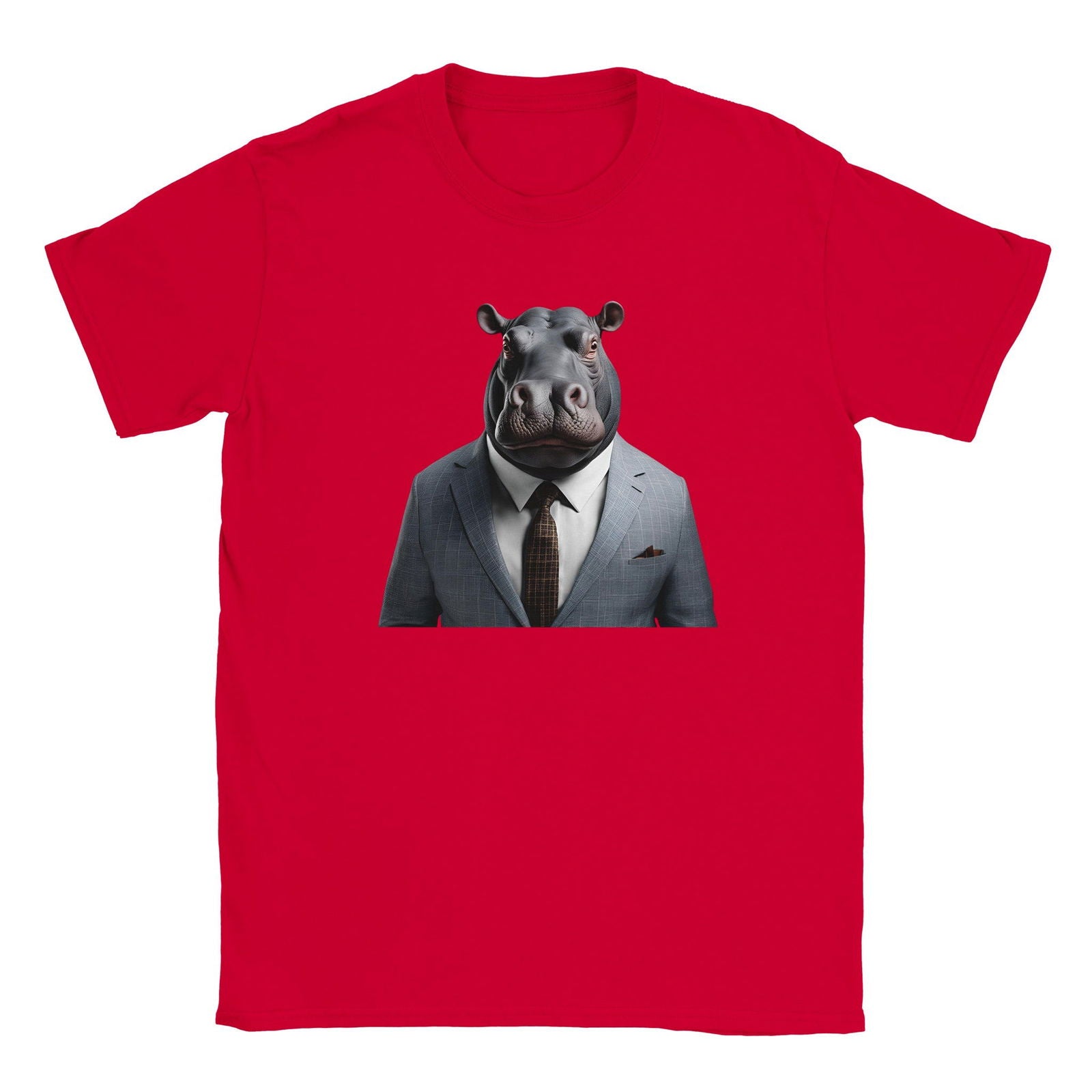 Dandy Animal hippopotamus | T-shirt Unisex - Tshirt-Fabriek.nl