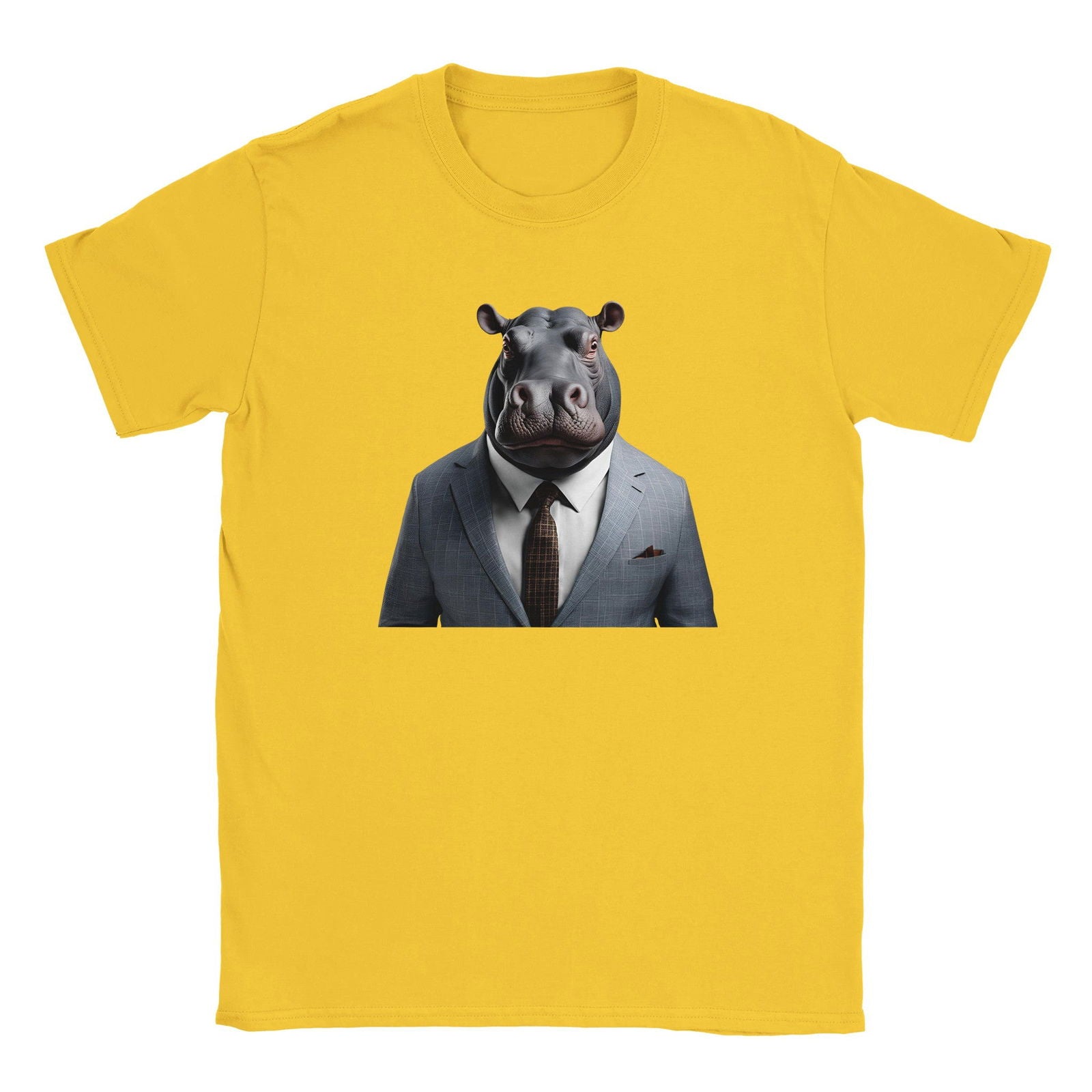 Dandy Animal hippopotamus | T-shirt Unisex - Tshirt-Fabriek.nl