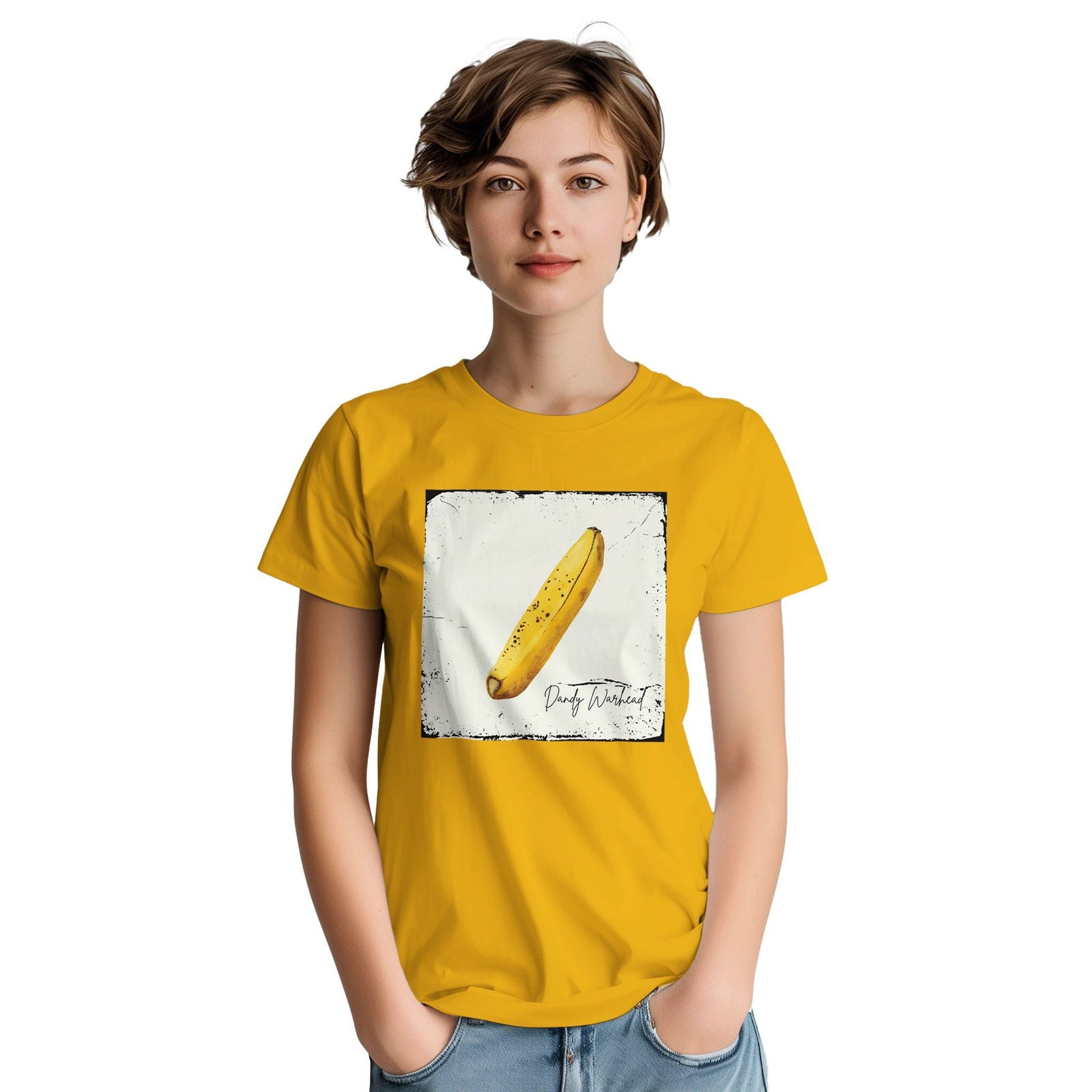 Dandy Warhead Banaan | T-Shirt Unisex - Tshirt-Fabriek.nl