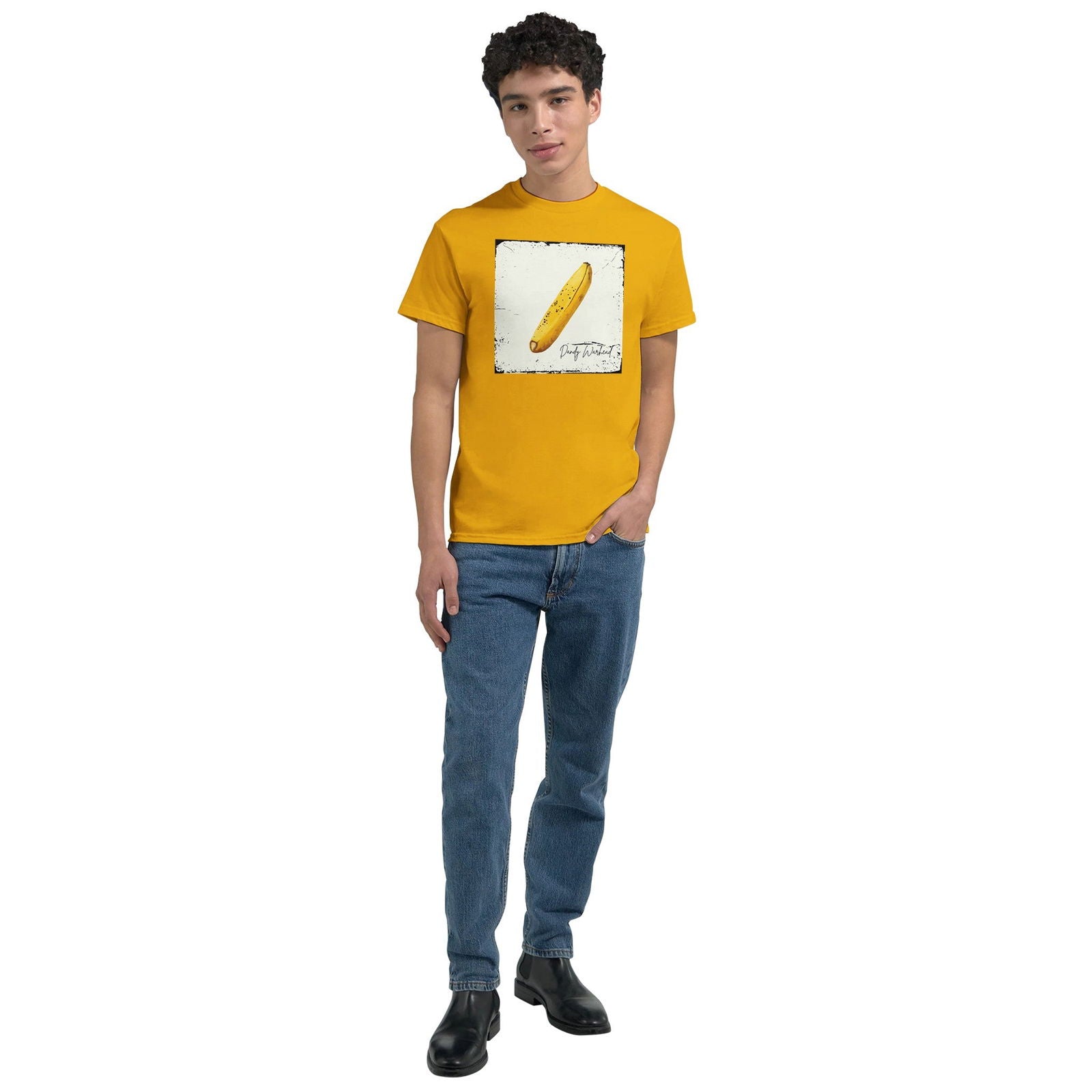 Dandy Warhead Banaan | T-Shirt Unisex - Tshirt-Fabriek.nl