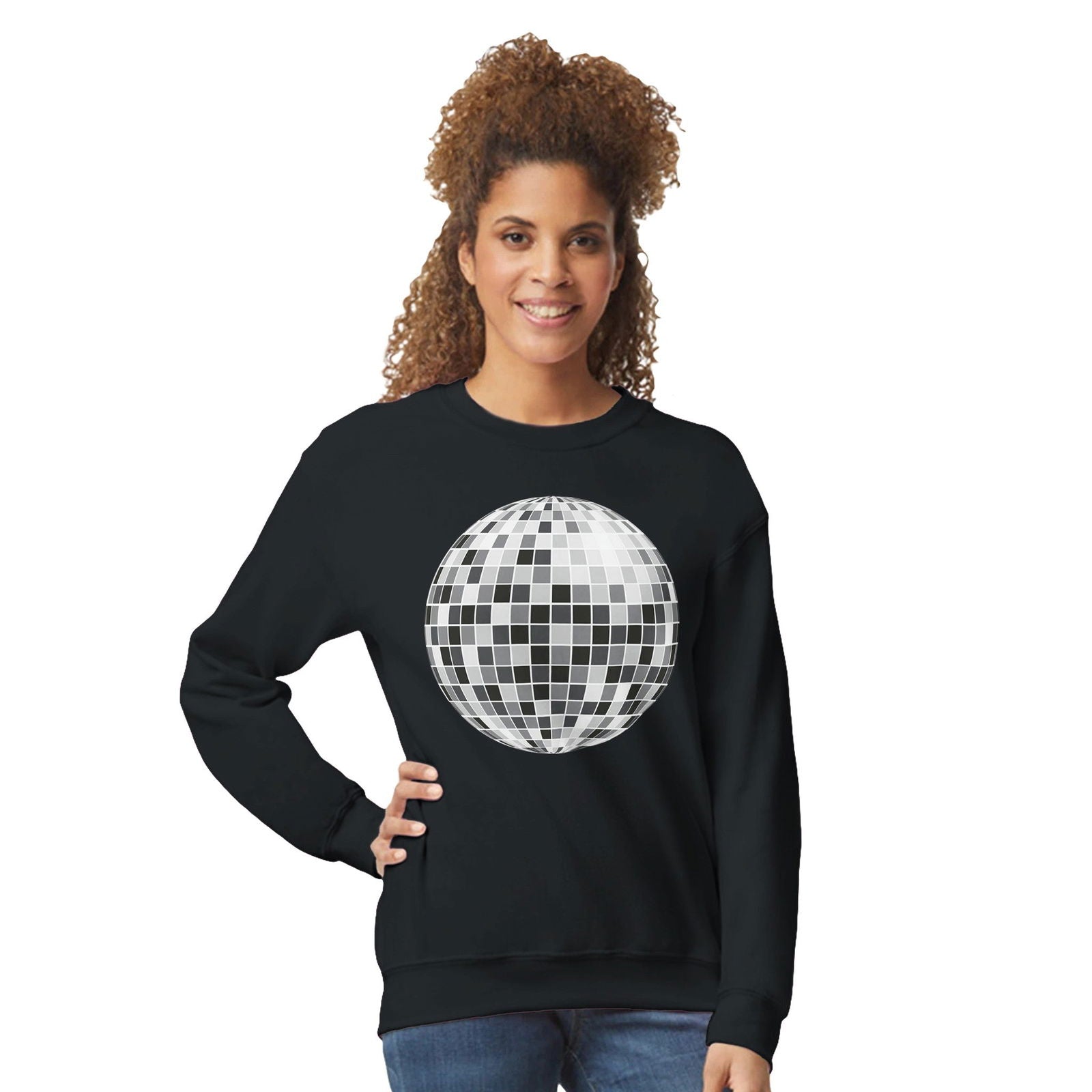 Discoball | Trui Unisex - Tshirt-Fabriek.nl