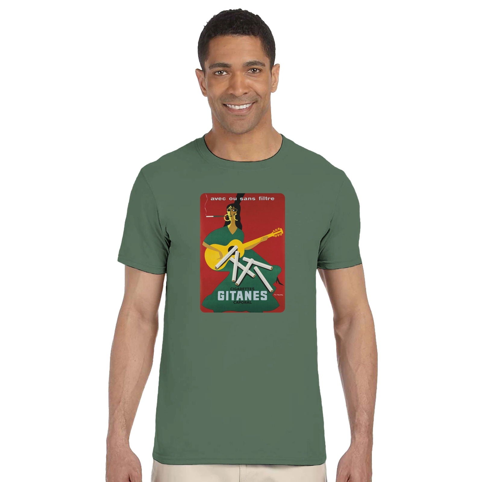 Gitanes Tabak | T-shirt Unisex - Tshirt-Fabriek.nl