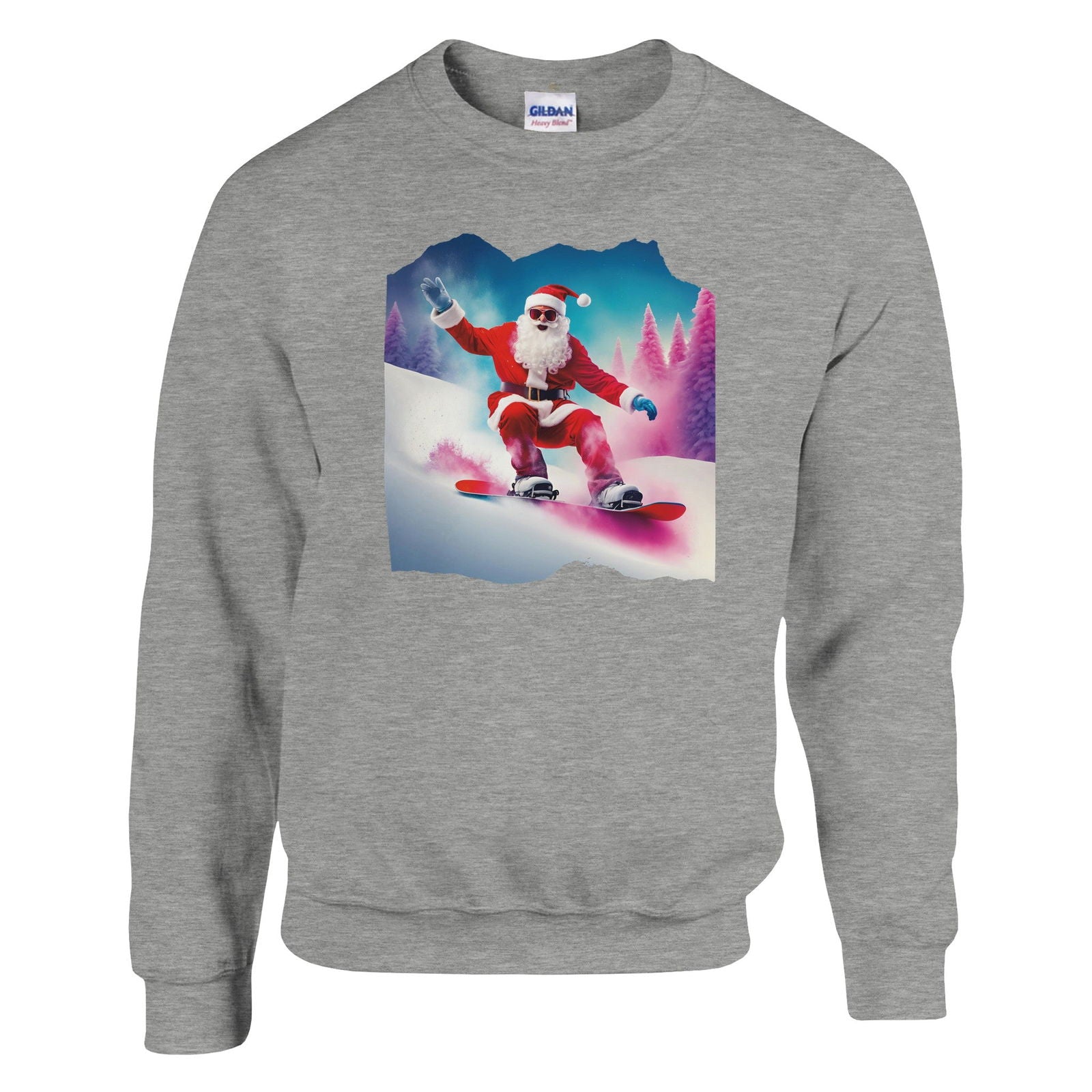 Grinding Santa | Trui Unisex - Tshirt-Fabriek.nl