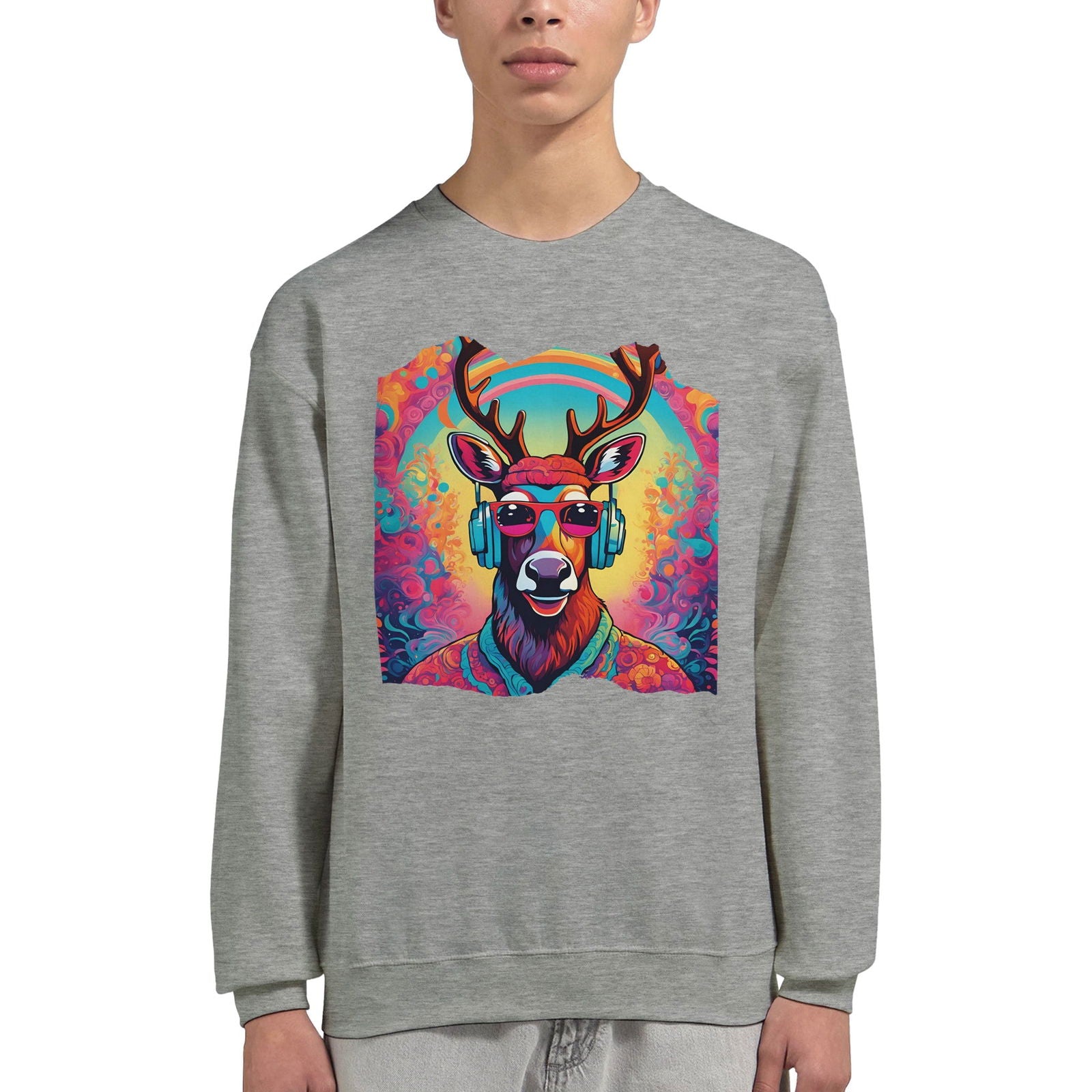 Hippie Rudolph | Trui Unisex - Tshirt-Fabriek.nl