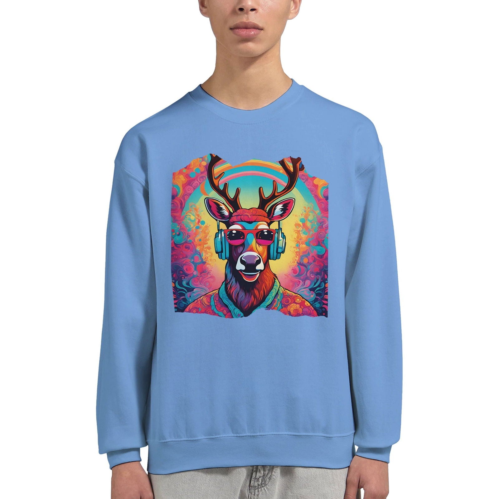 Hippie Rudolph | Trui Unisex - Tshirt-Fabriek.nl