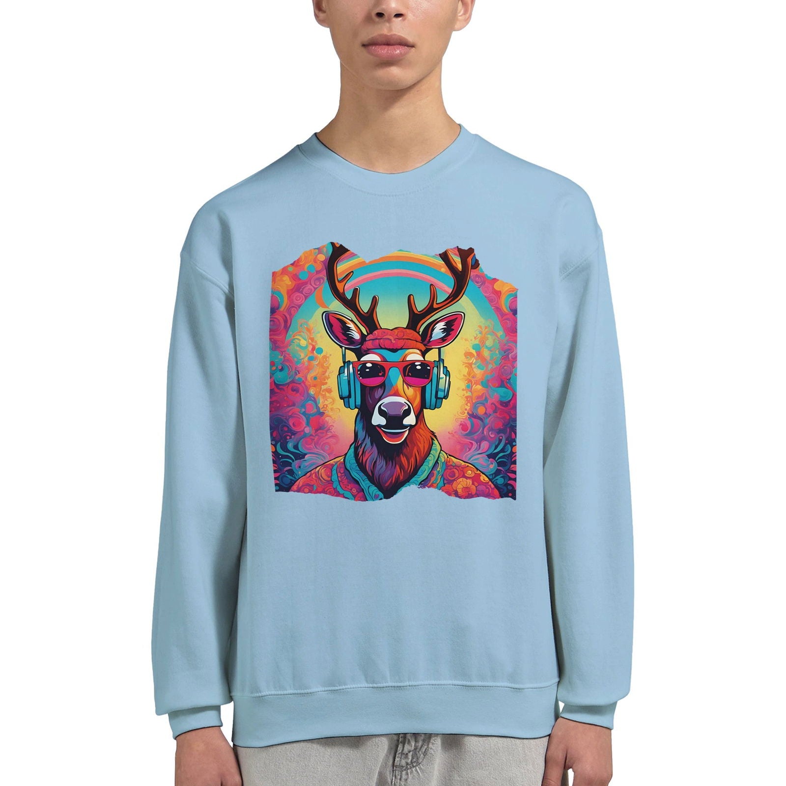 Hippie Rudolph | Trui Unisex - Tshirt-Fabriek.nl