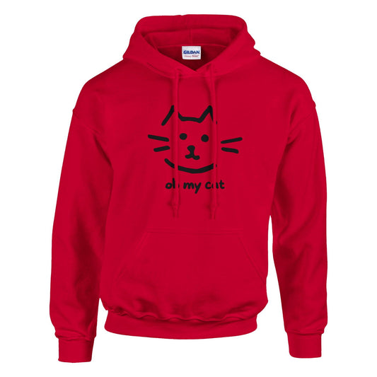 Hoodie Unisex - Oh My Cat - Tshirt-Fabriek.nl