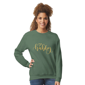 Hubby gold | Trui Unisex - Tshirt-Fabriek.nl