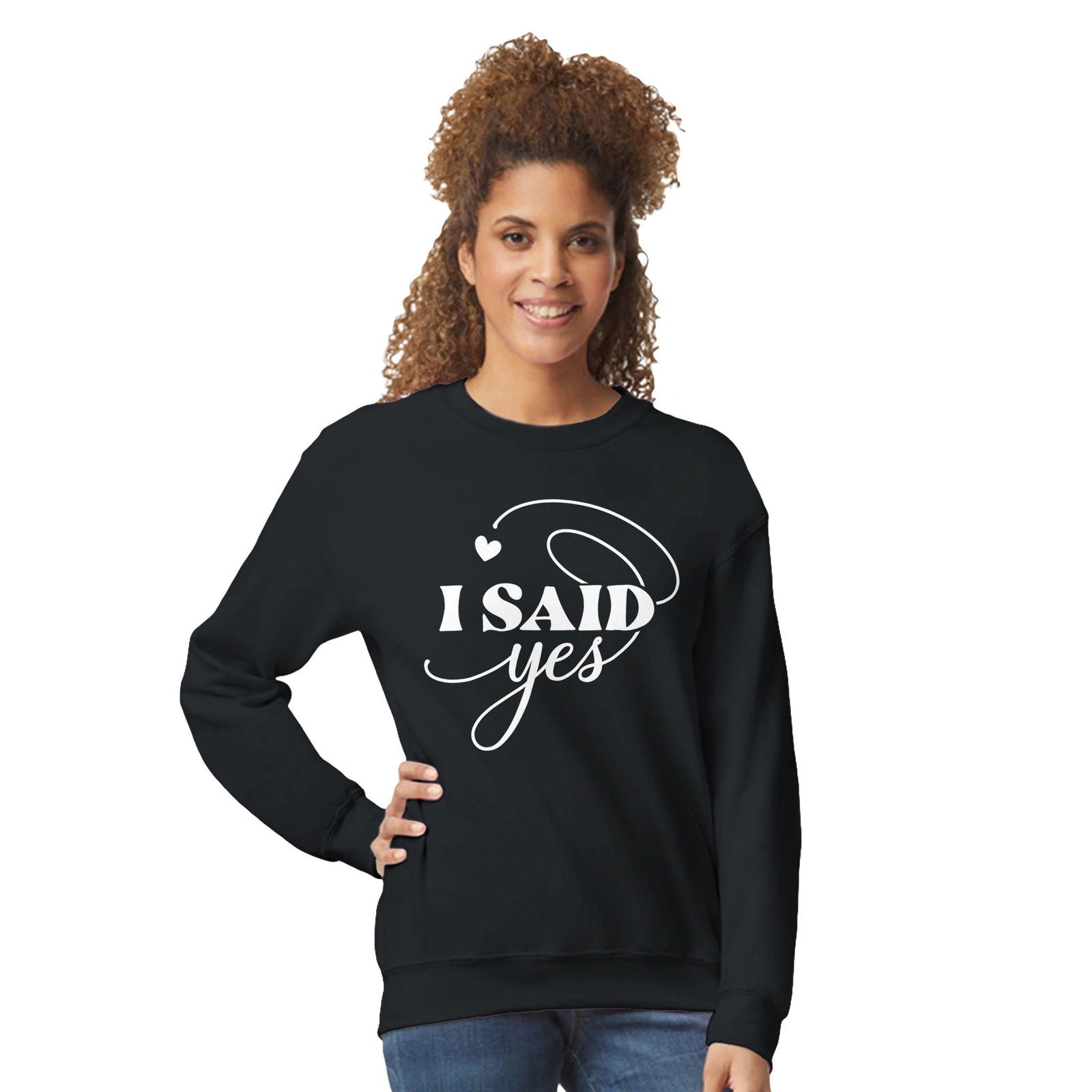 I Said YES | Trui Unisex - Tshirt-Fabriek.nl