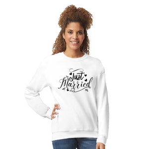 Just Married | Trui Unisex - Tshirt-Fabriek.nl