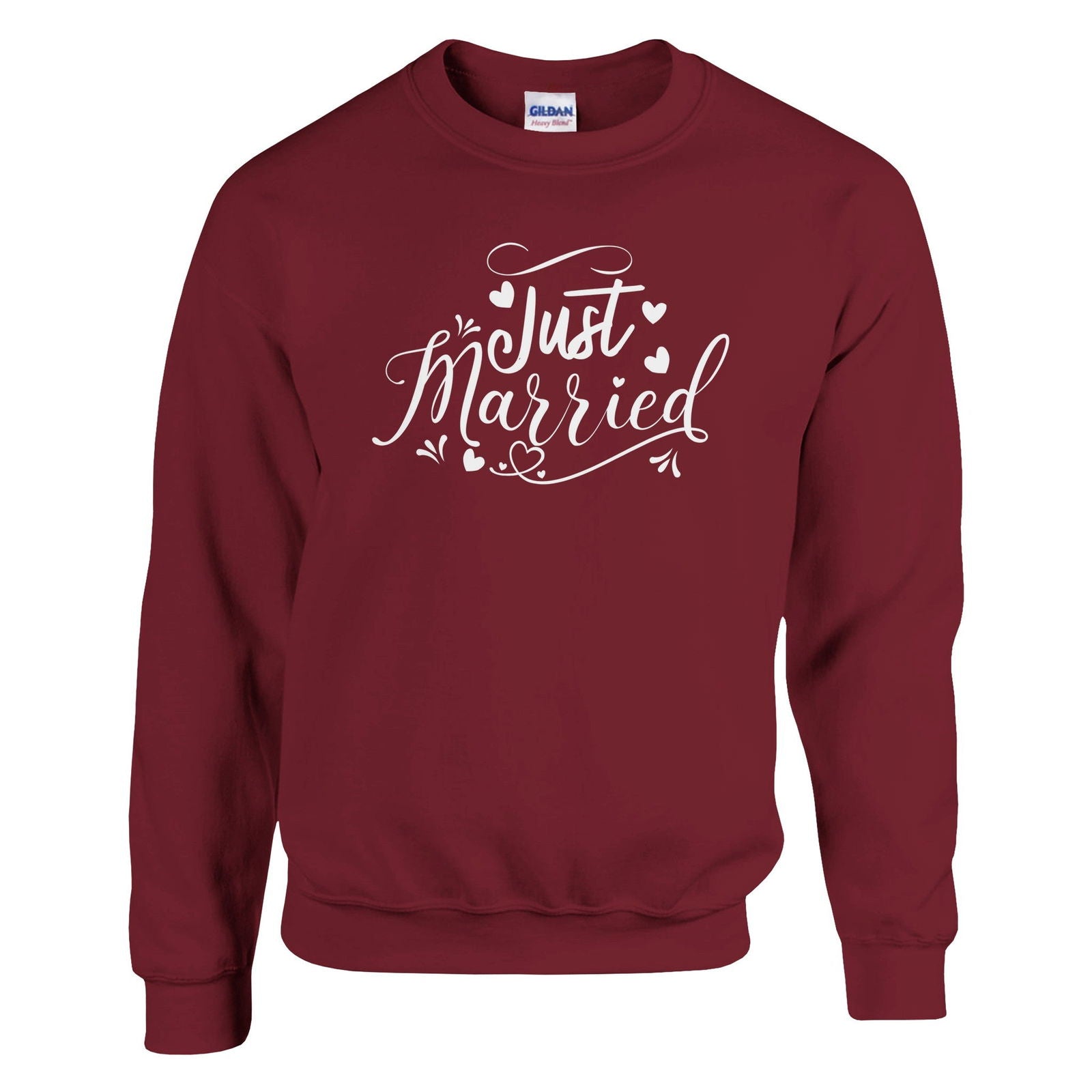 Just Married | Trui Unisex - Tshirt-Fabriek.nl