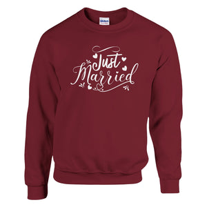 Just Married | Trui Unisex - Tshirt-Fabriek.nl