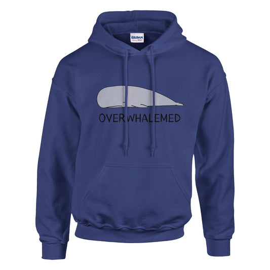 Lazy Animal - OverWHALEmed | Hoodie Unisex - Tshirt-Fabriek.nl