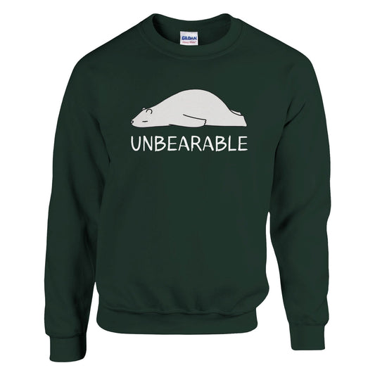 Lazy Animal - Unbearable | Trui Unisex - Tshirt-Fabriek.nl