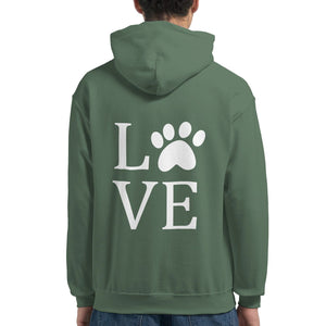 Love dogs | Hoodie Unisex - Tshirt-Fabriek.nl