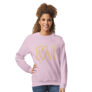 Love gold | Trui Unisex - Tshirt-Fabriek.nl