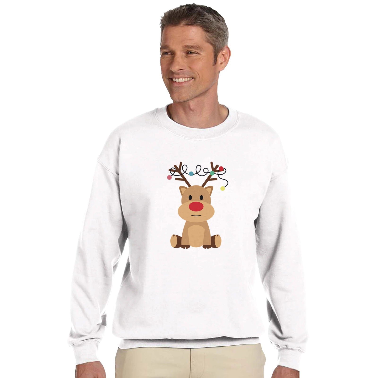 Lovely Rudolph | Trui Unisex - Tshirt-Fabriek.nl