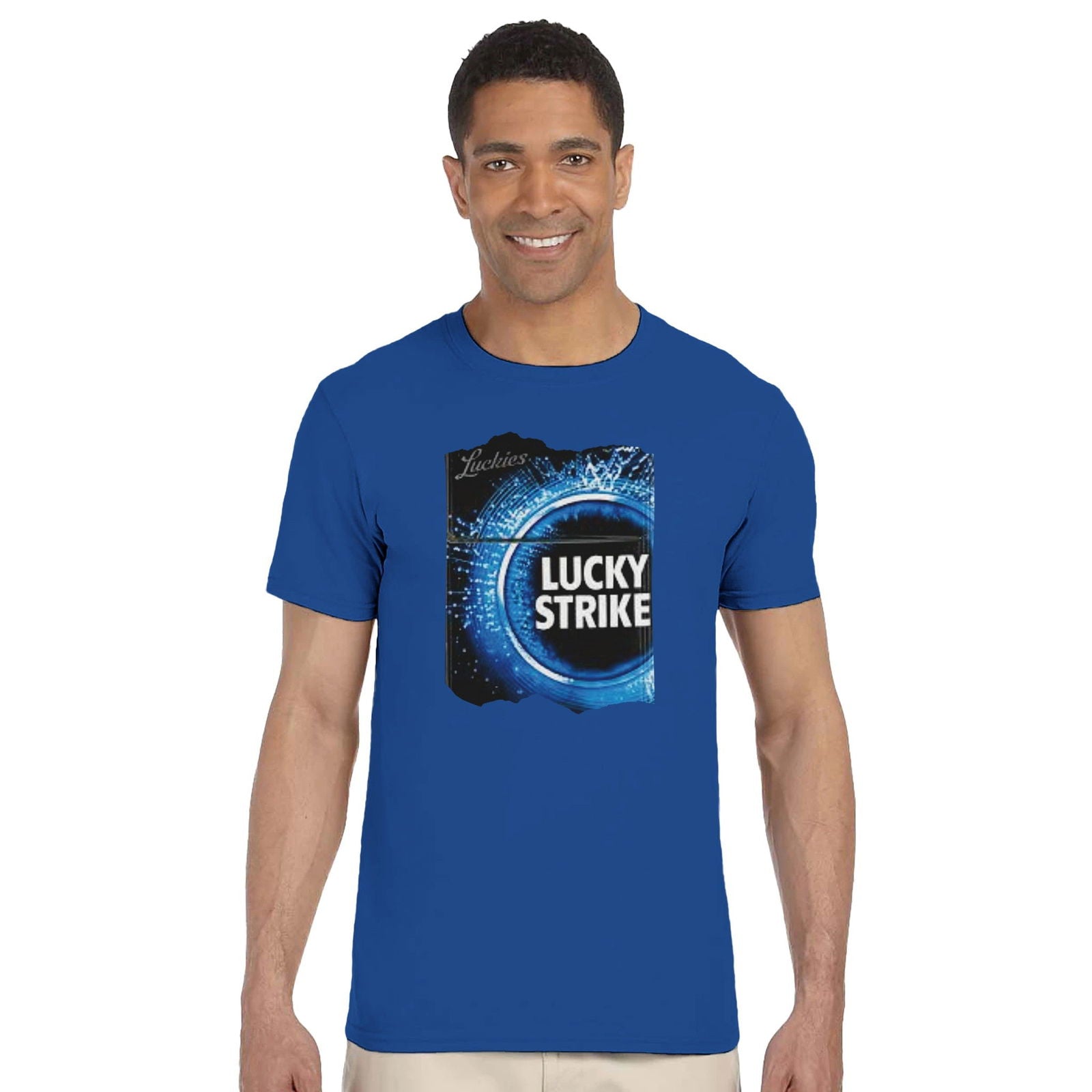 Lucky Strike black | T-shirt Unisex - Tshirt-Fabriek.nl