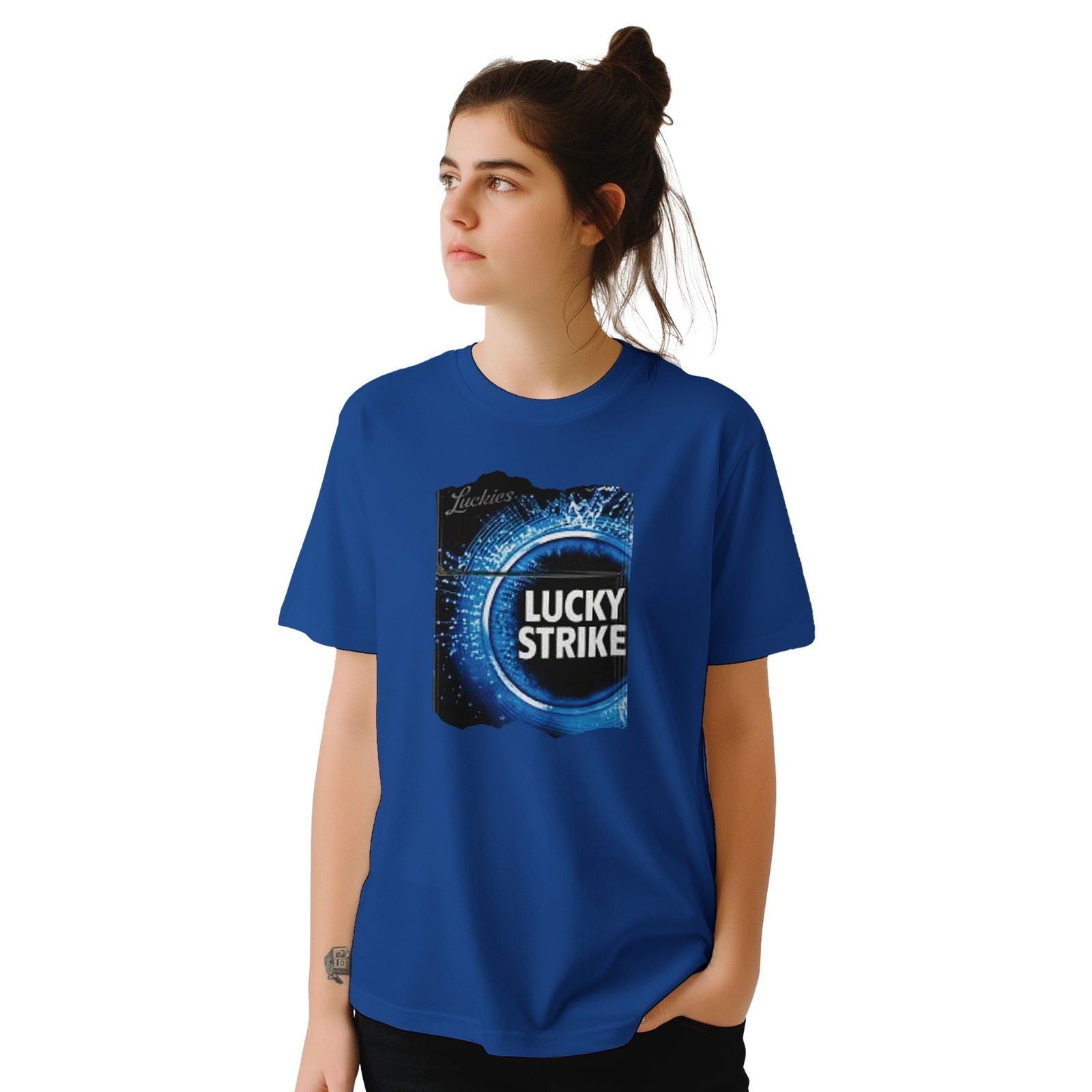 Lucky Strike black | T-shirt Unisex - Tshirt-Fabriek.nl