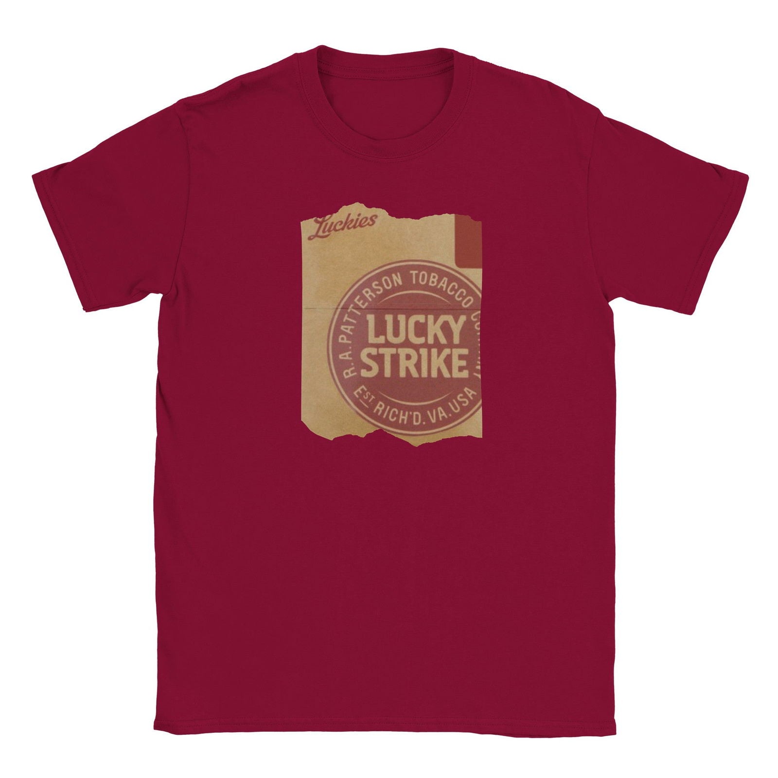 Lucky Strike classic | T-shirt Unisex - Tshirt-Fabriek.nl