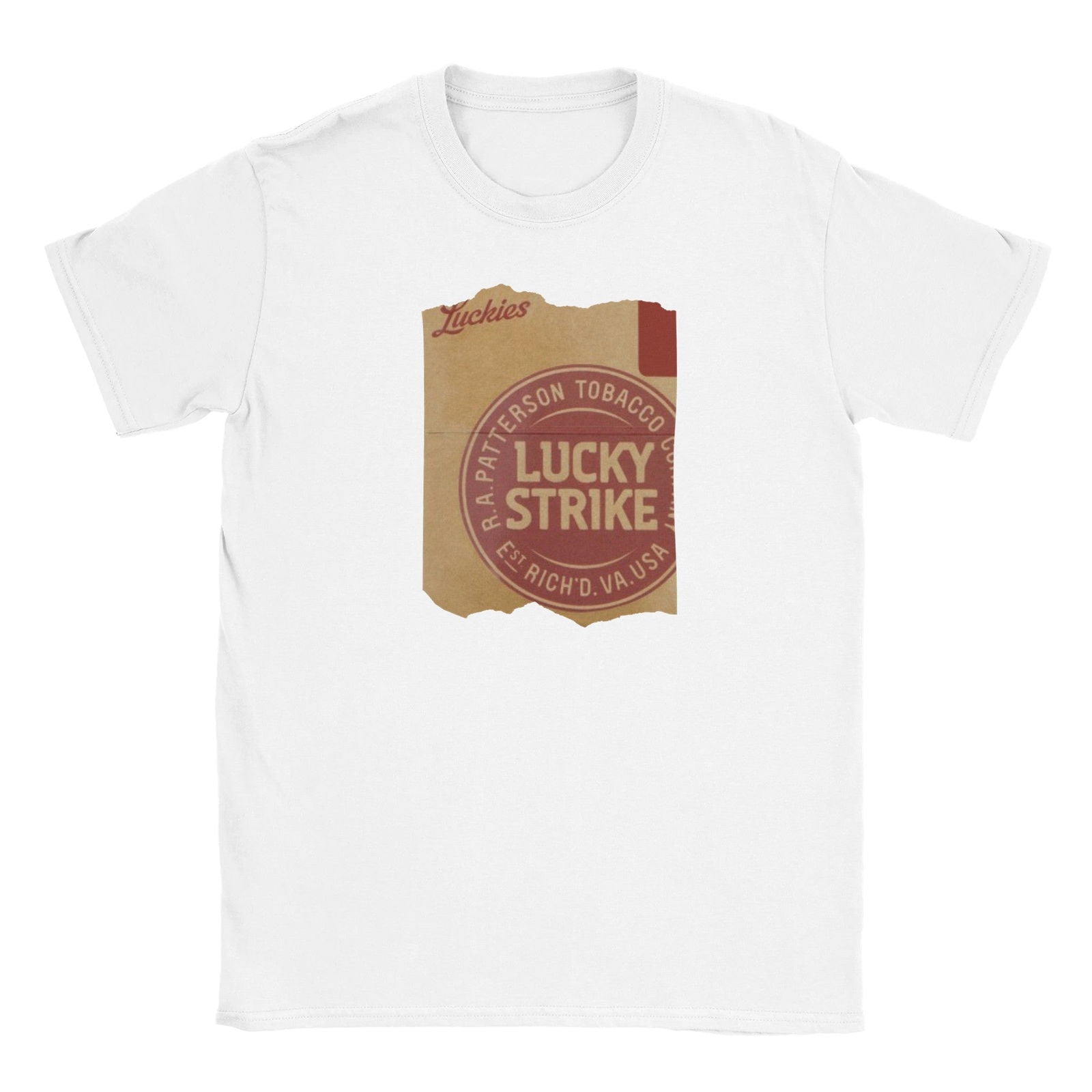 Lucky Strike classic | T-shirt Unisex - Tshirt-Fabriek.nl