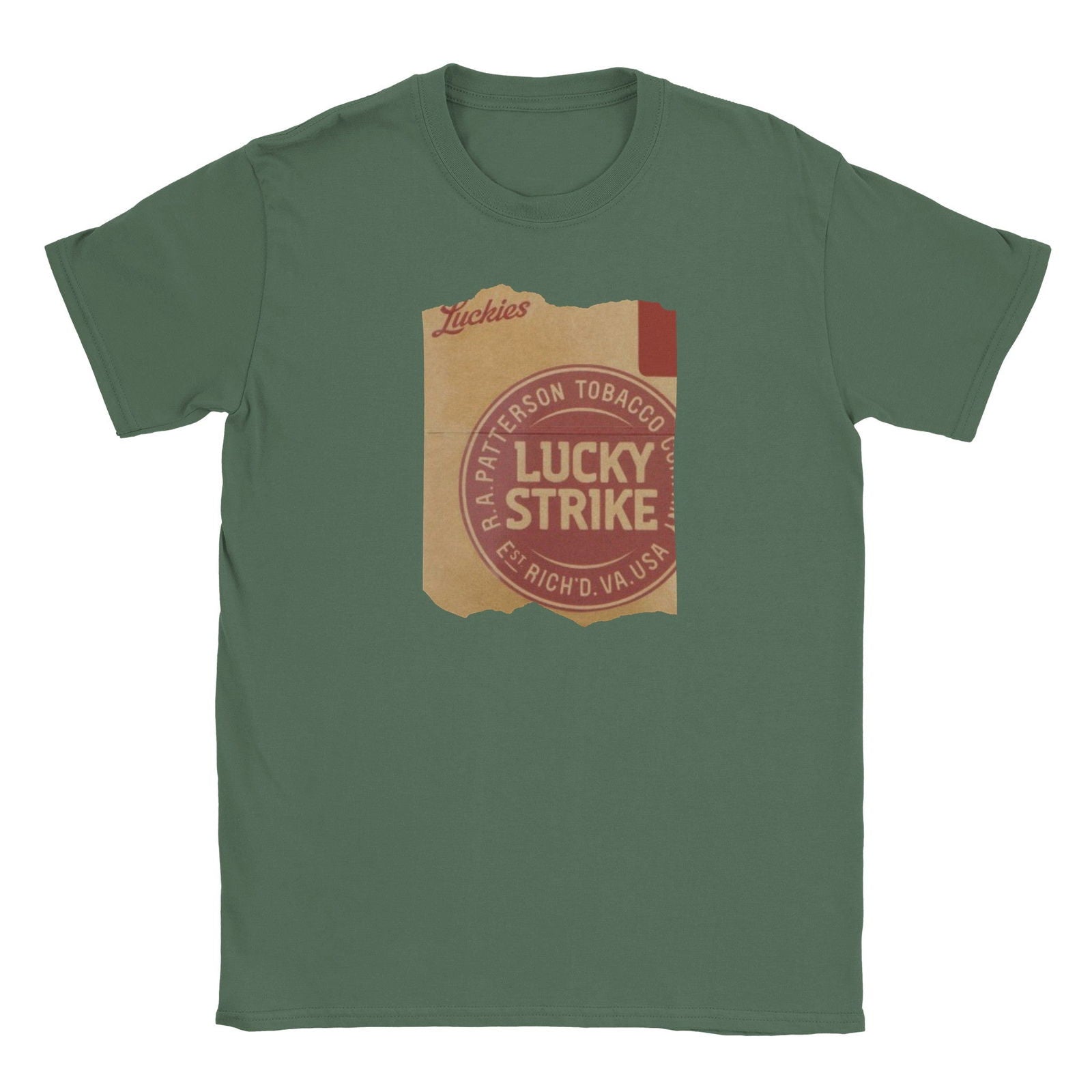 Lucky Strike classic | T-shirt Unisex - Tshirt-Fabriek.nl