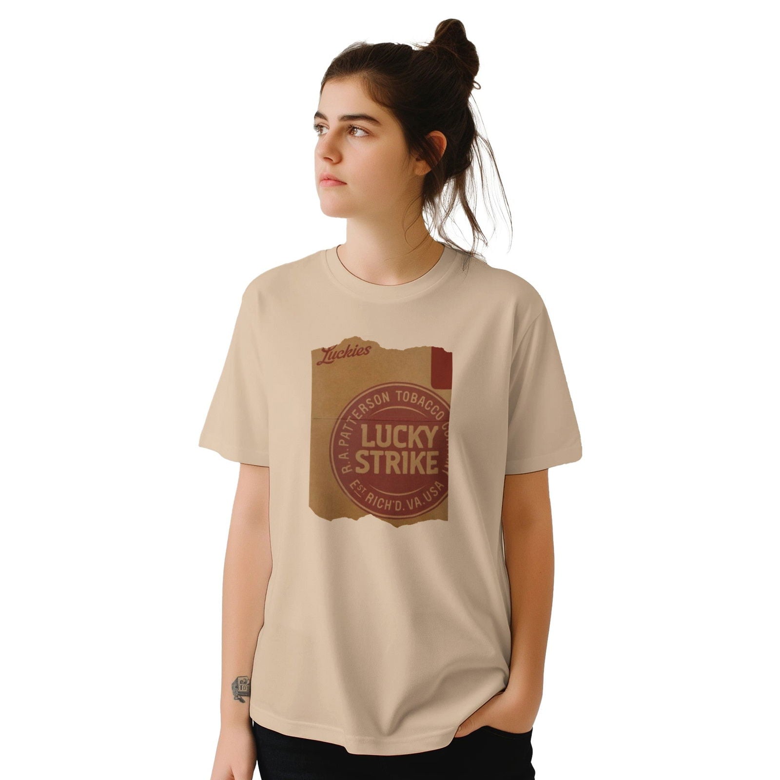 Lucky Strike classic | T-shirt Unisex - Tshirt-Fabriek.nl