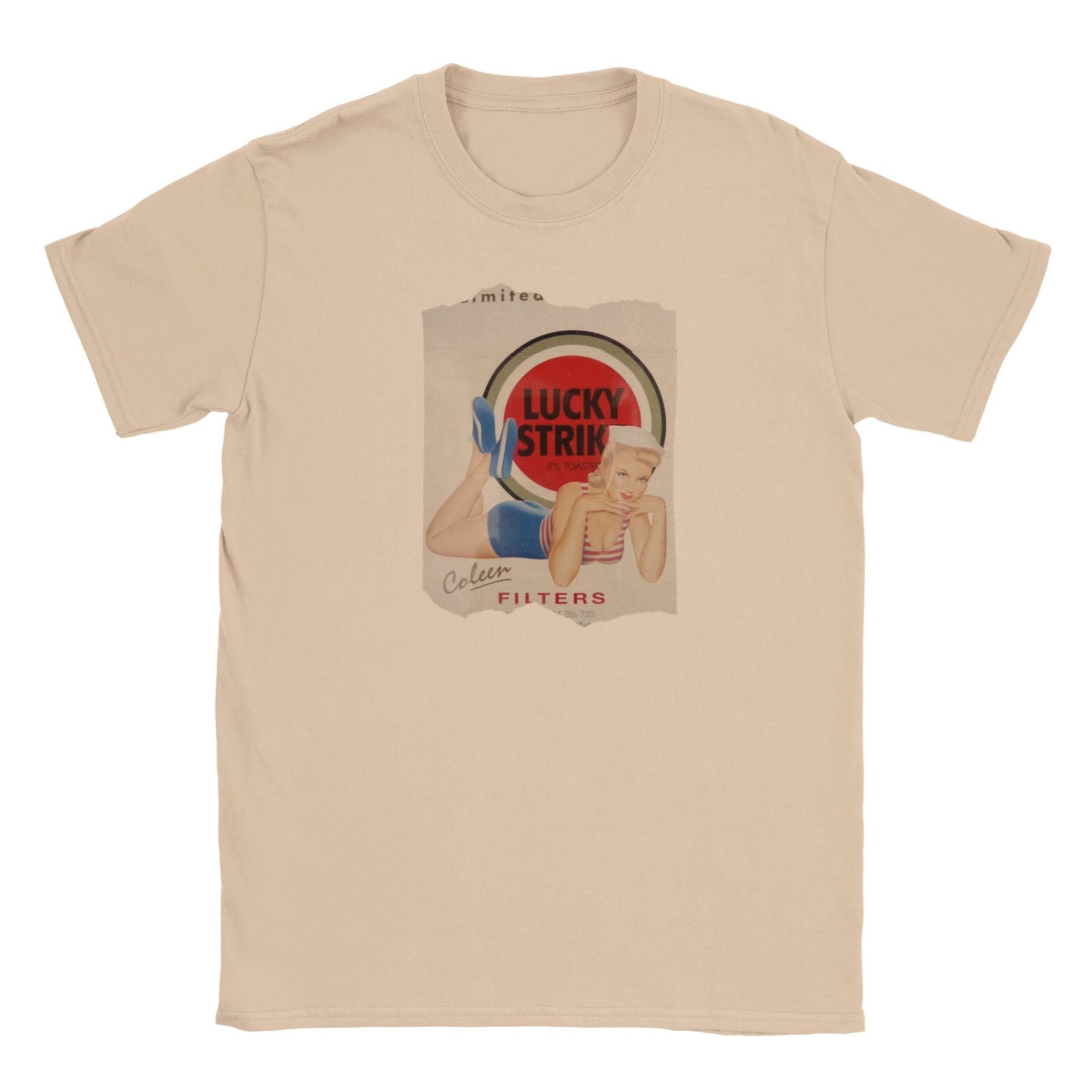 Lucky Strike coleen | T-shirt Unisex - Tshirt-Fabriek.nl