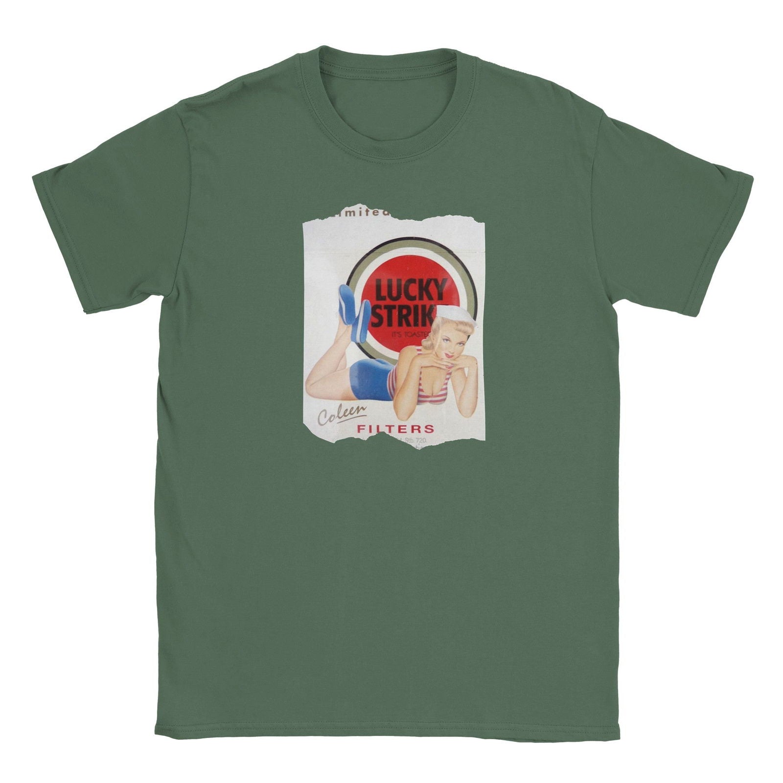 Lucky Strike coleen | T-shirt Unisex - Tshirt-Fabriek.nl