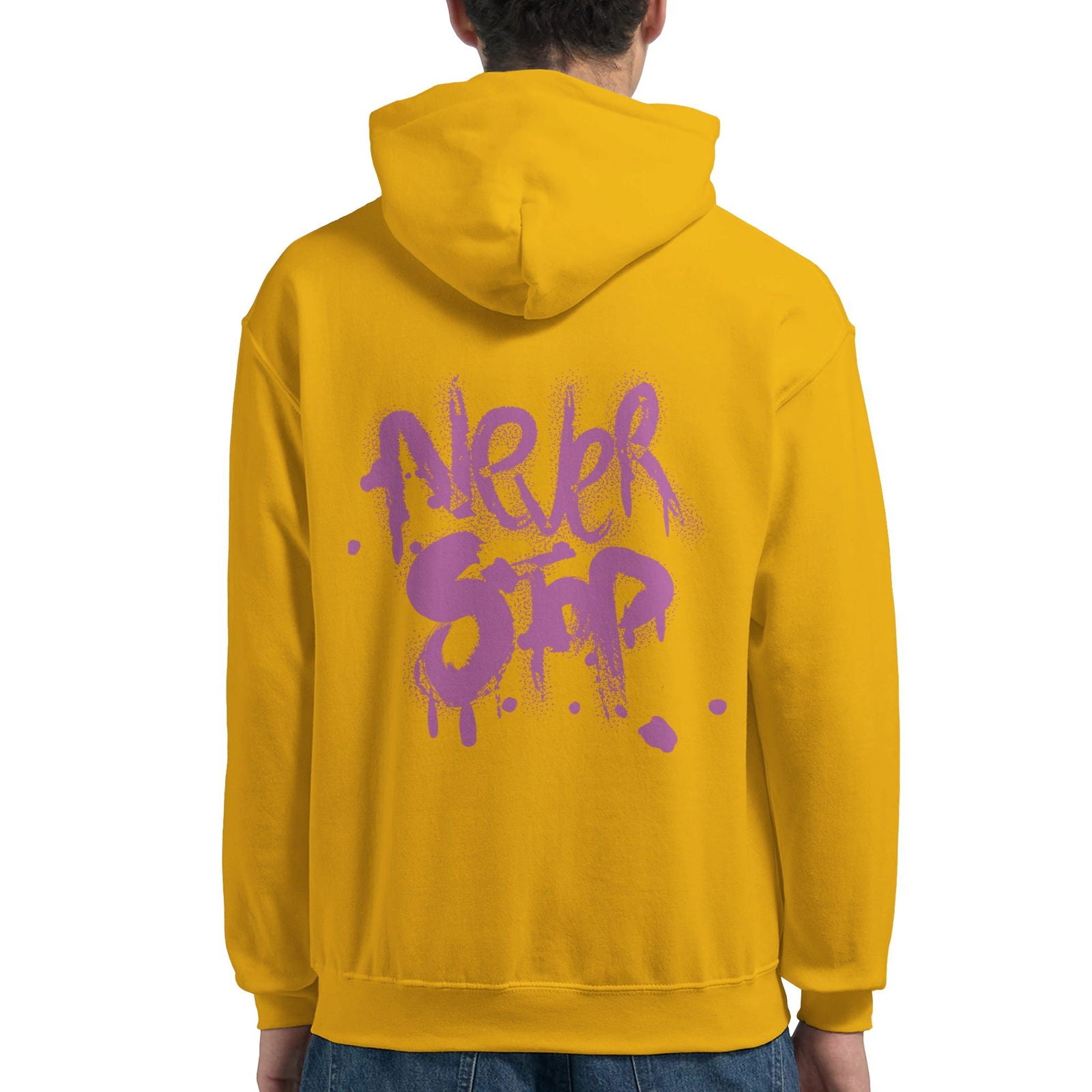 Never Stop | Hoodie Unisex - Tshirt-Fabriek.nl