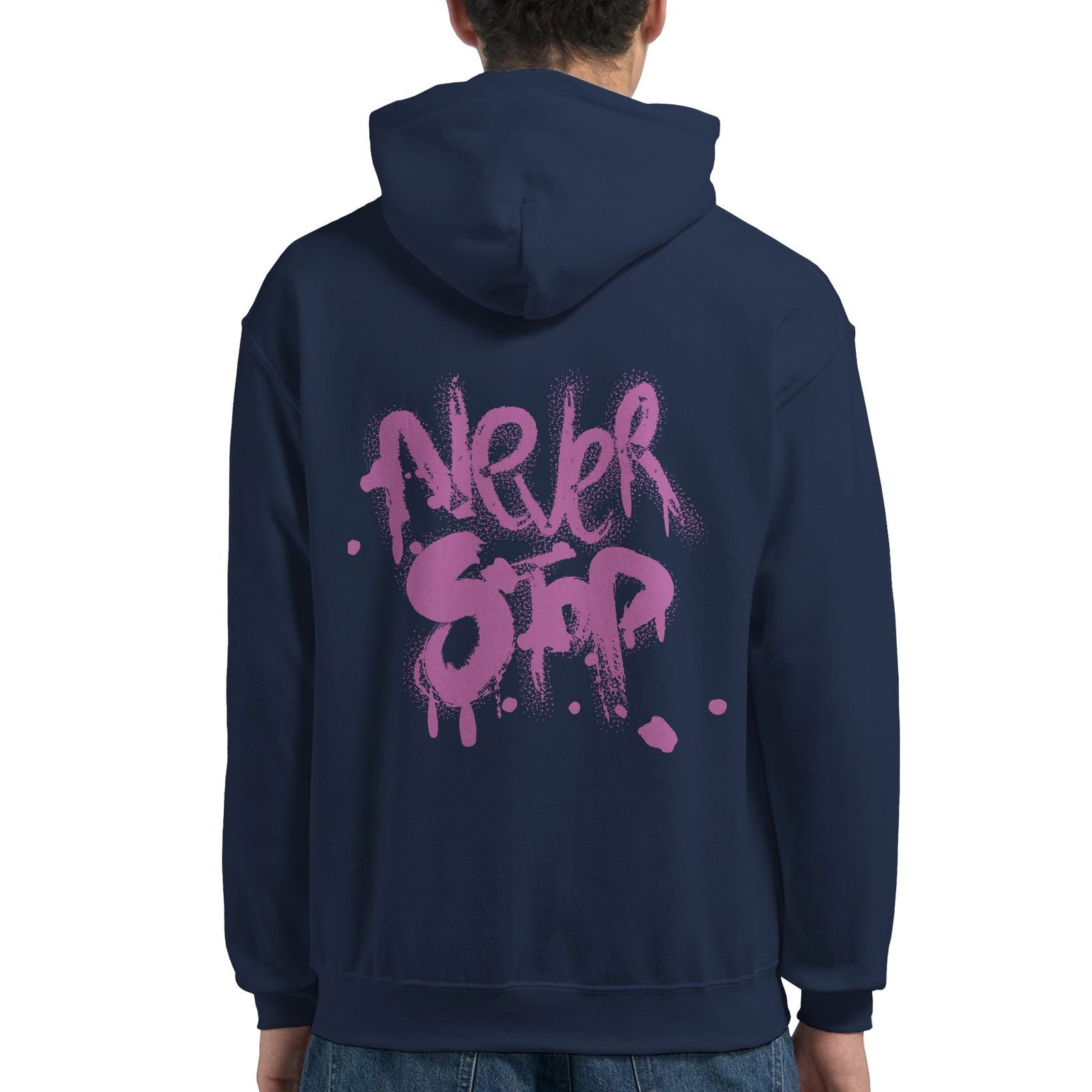 Never Stop | Hoodie Unisex - Tshirt-Fabriek.nl