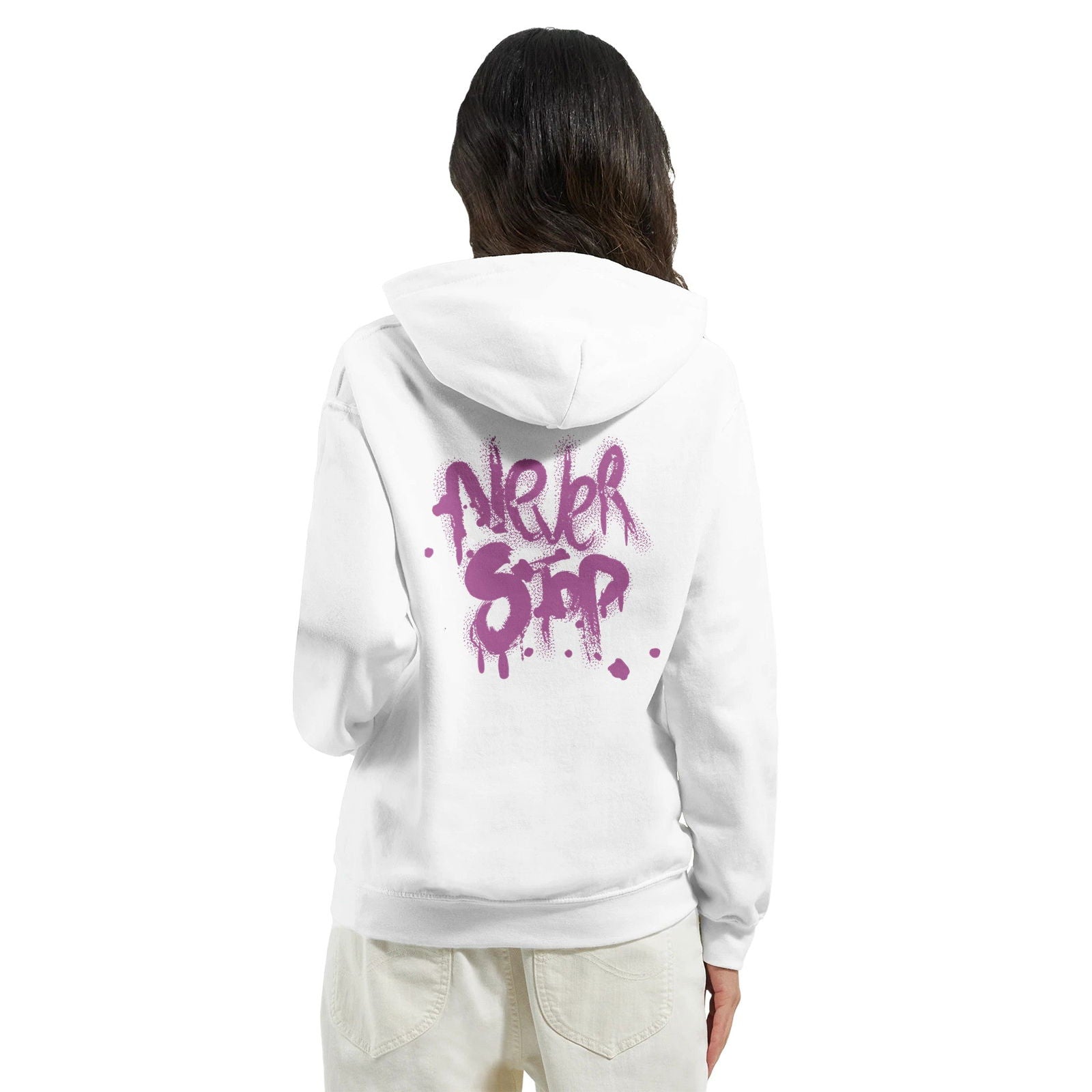 Never Stop | Hoodie Unisex - Tshirt-Fabriek.nl