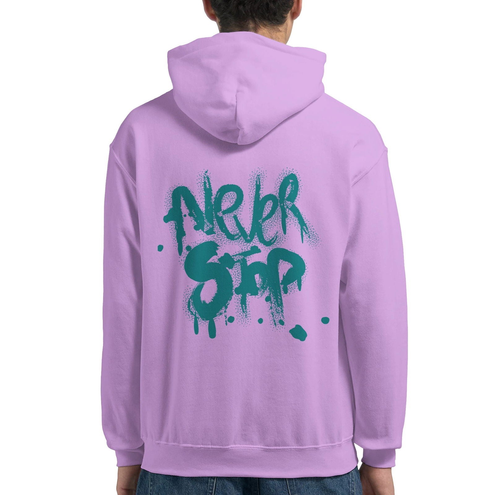 Never Stop | Hoodie Unisex - Tshirt-Fabriek.nl