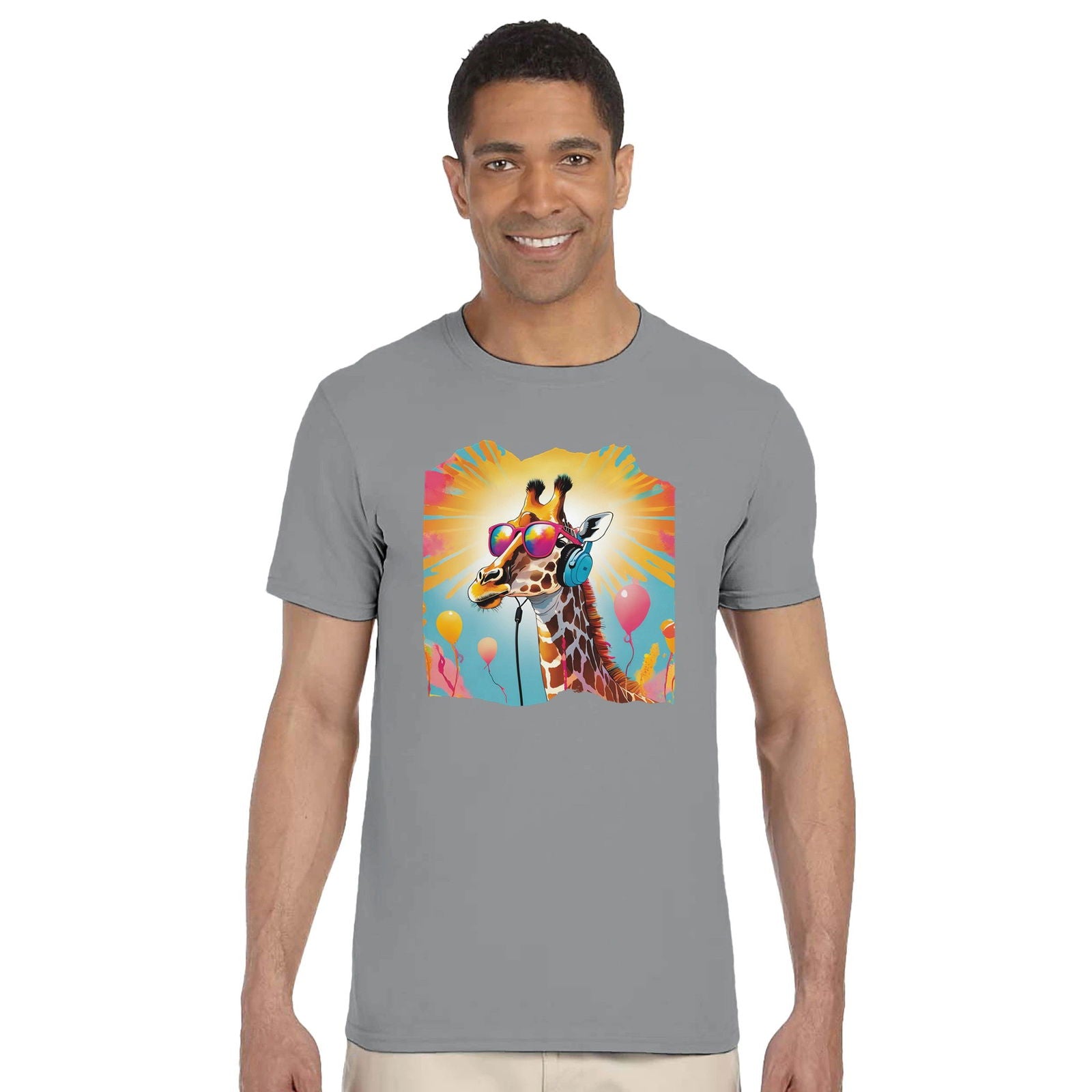 Party Animal Giraffe | T-Shirt Unisex - Tshirt-Fabriek.nl