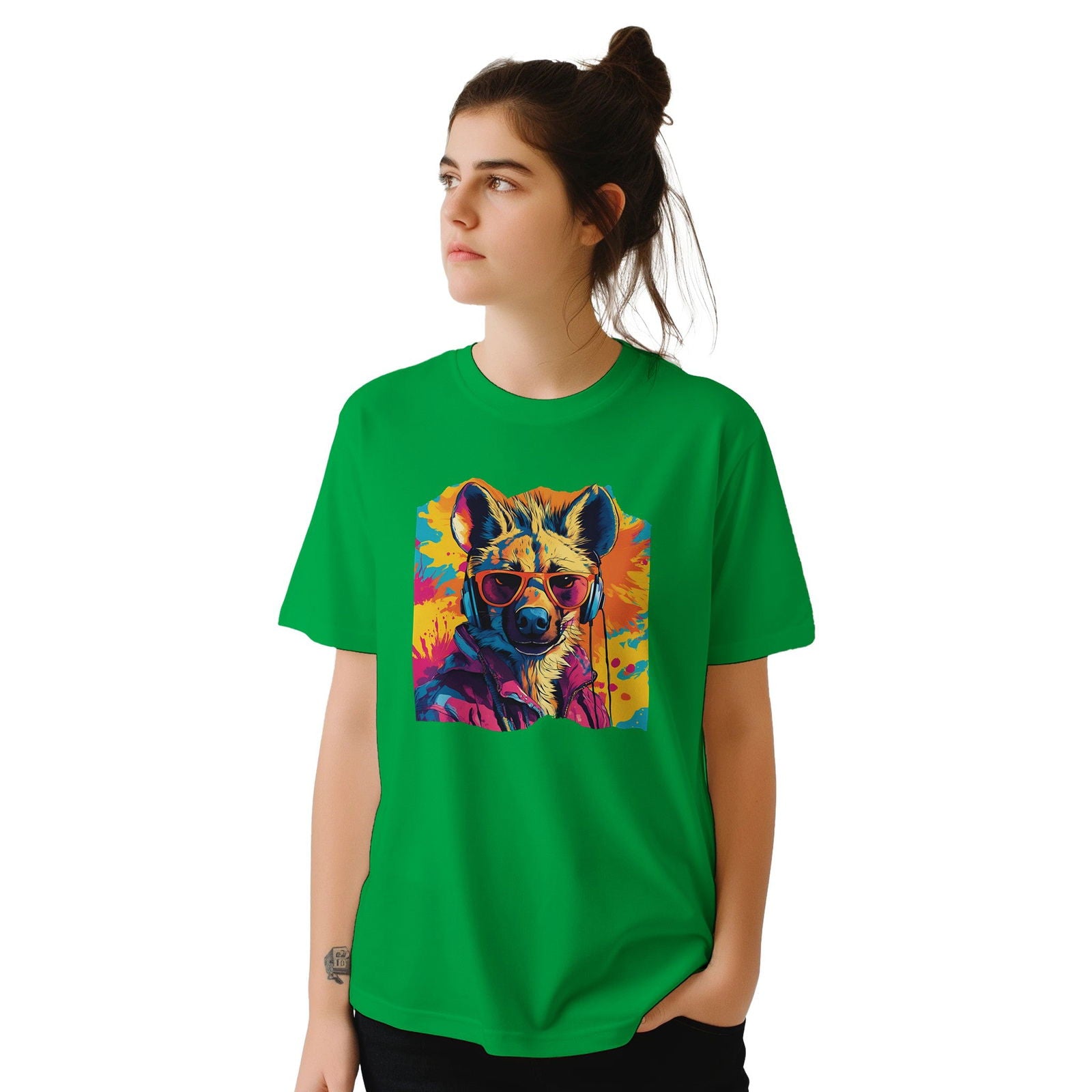 Party Animal Hyena | T-Shirt Unisex - Tshirt-Fabriek.nl