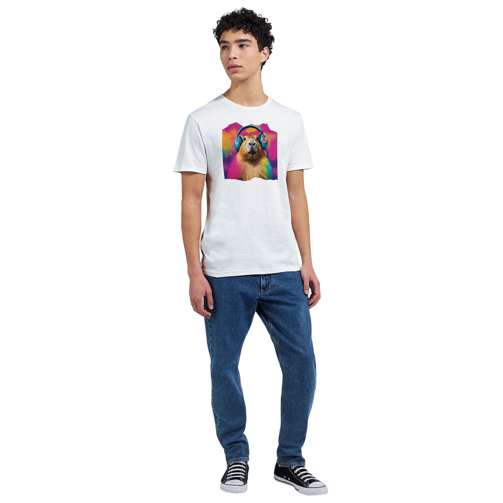 Party Animal Kapibara | T-Shirt Unisex - Tshirt-Fabriek.nl