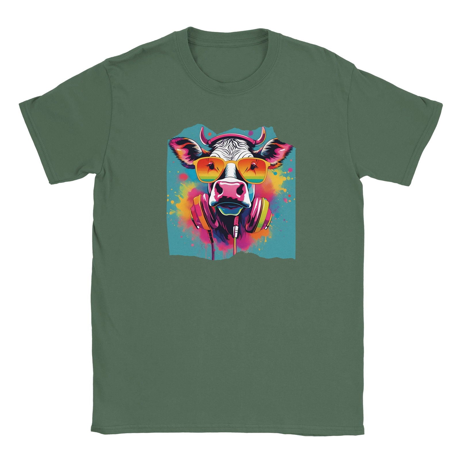 Party Animal Koe | T-Shirt Unisex - Tshirt-Fabriek.nl