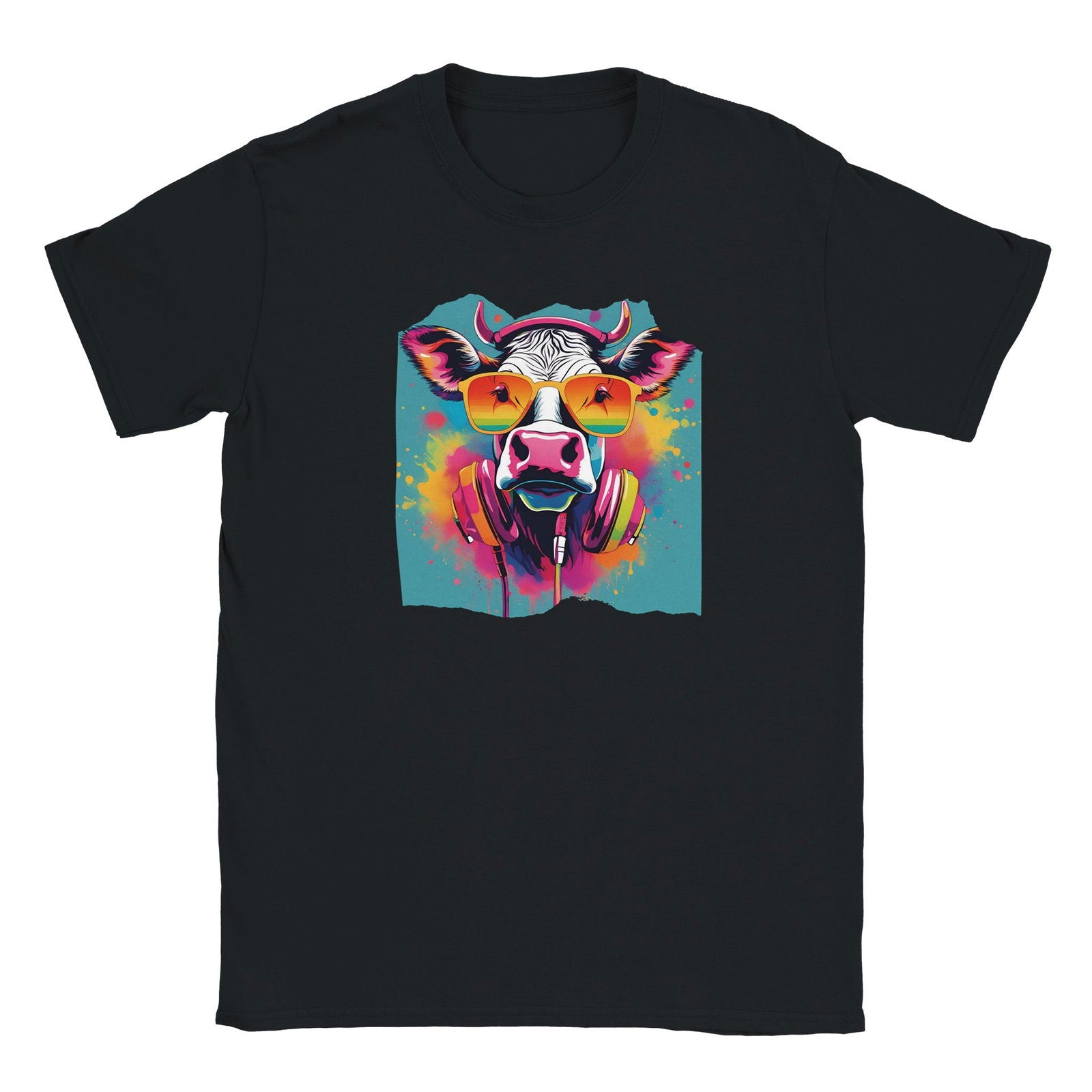 Party Animal Koe | T-Shirt Unisex - Tshirt-Fabriek.nl