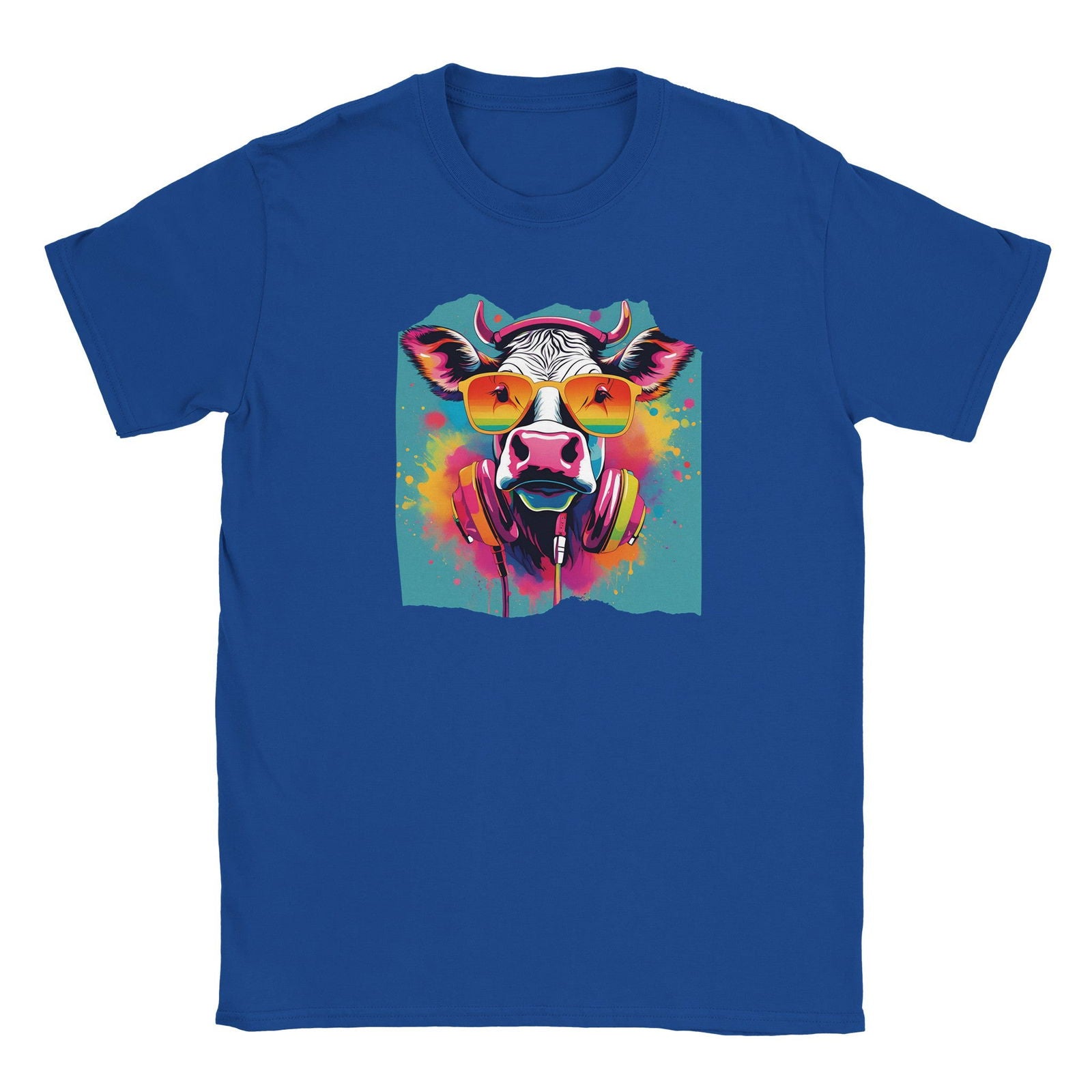 Party Animal Koe | T-Shirt Unisex - Tshirt-Fabriek.nl