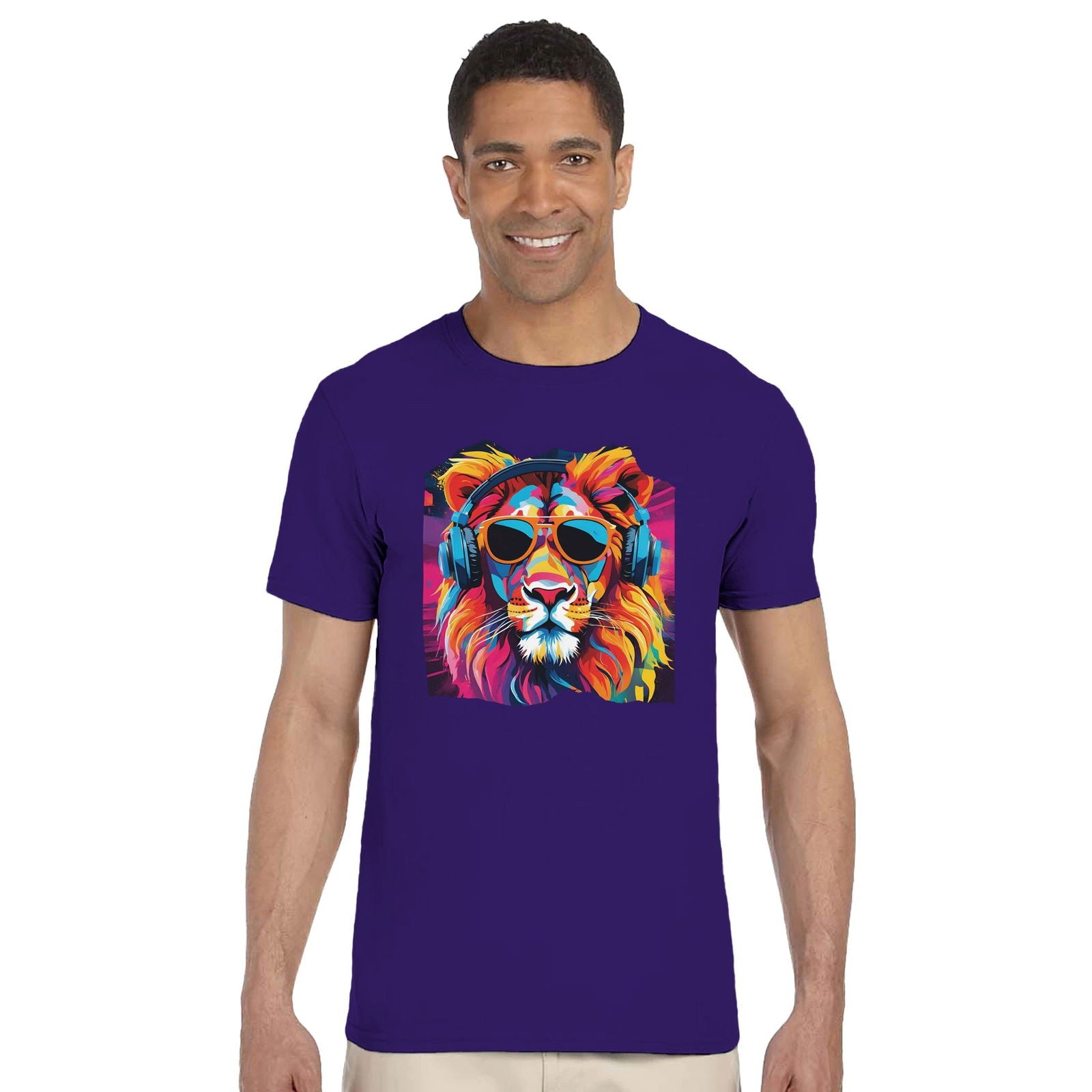 Party Animal Lion | T-Shirt Unise - Tshirt-Fabriek.nl