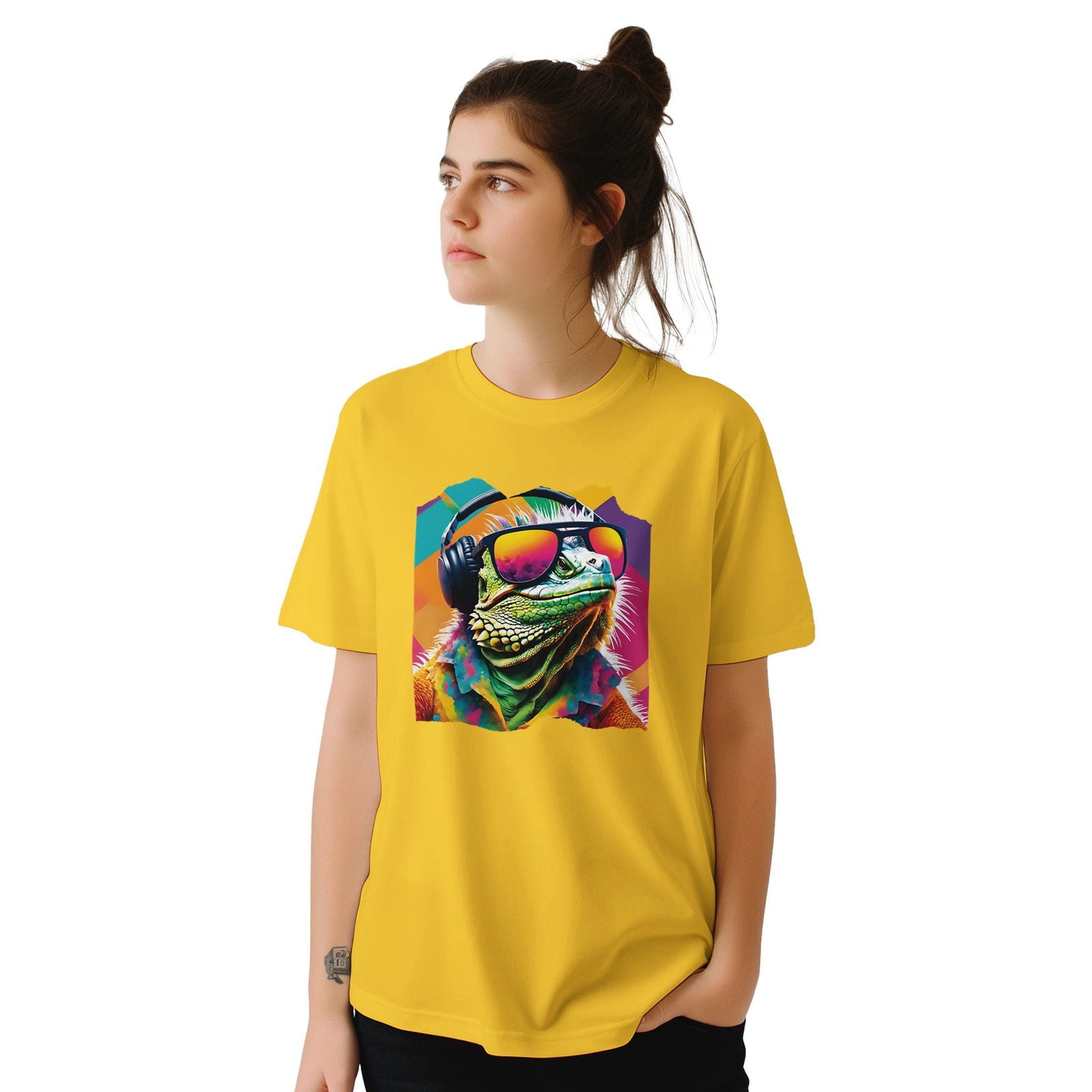 Party Animal Lizard | T-Shirt Unisex - Tshirt-Fabriek.nl