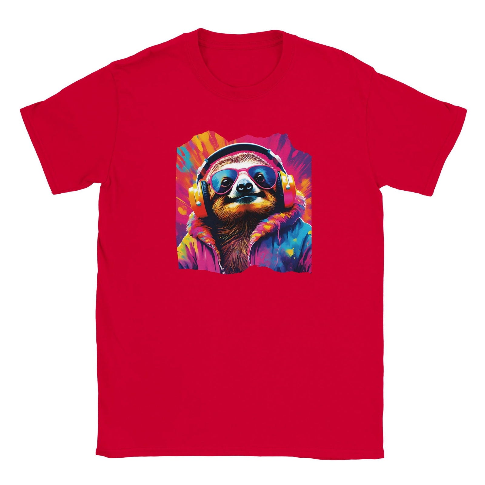 Party Animal Luiaard | T-Shirt Unisex - Tshirt-Fabriek.nl