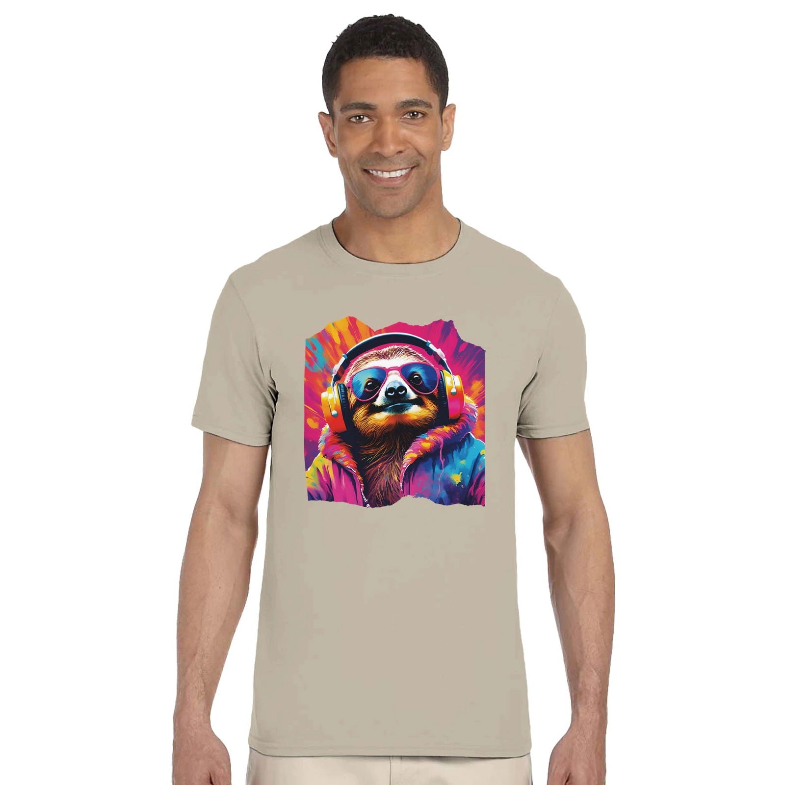 Party Animal Luiaard | T-Shirt Unisex - Tshirt-Fabriek.nl