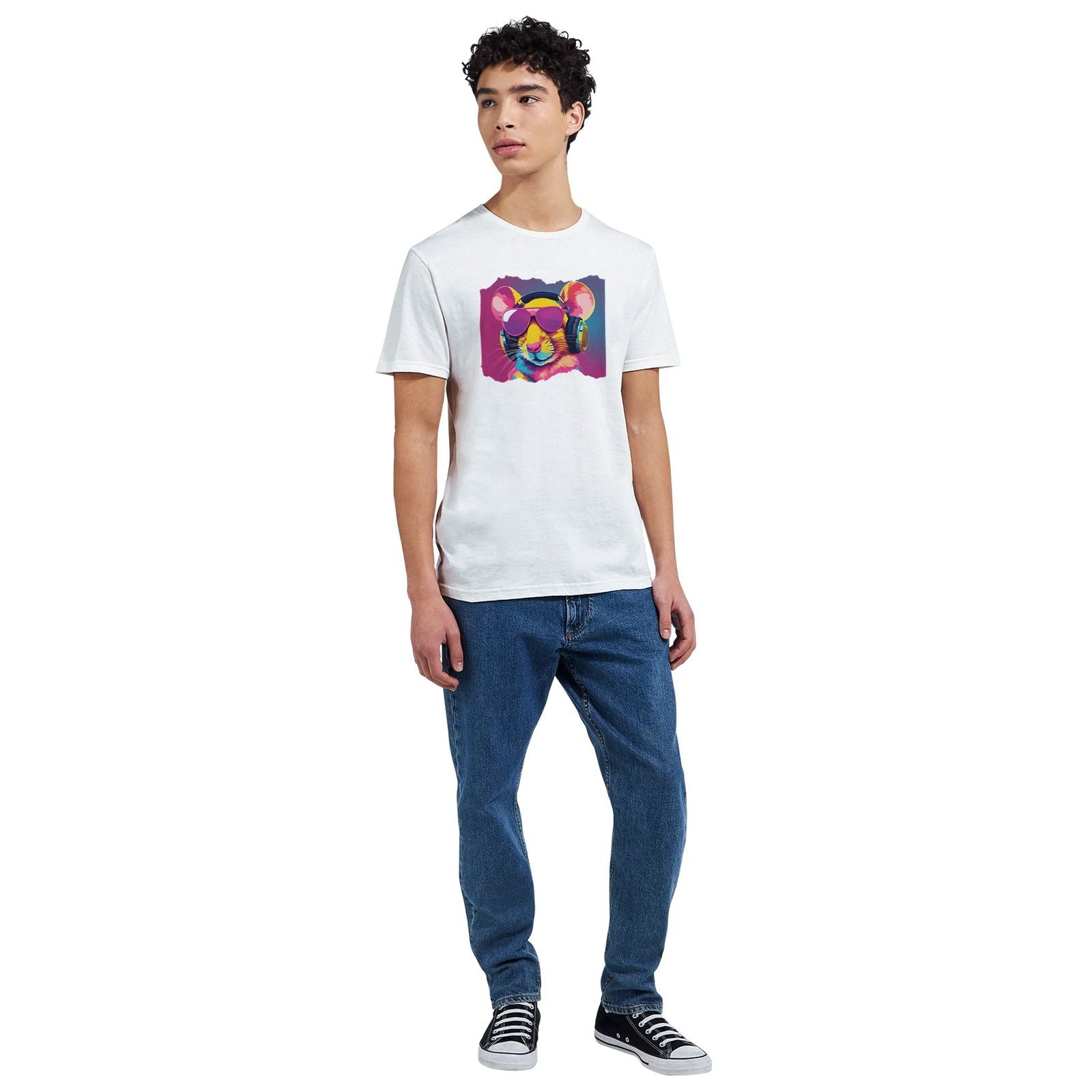 Party Animal Mouse | T-Shirt Unisex - Tshirt-Fabriek.nl