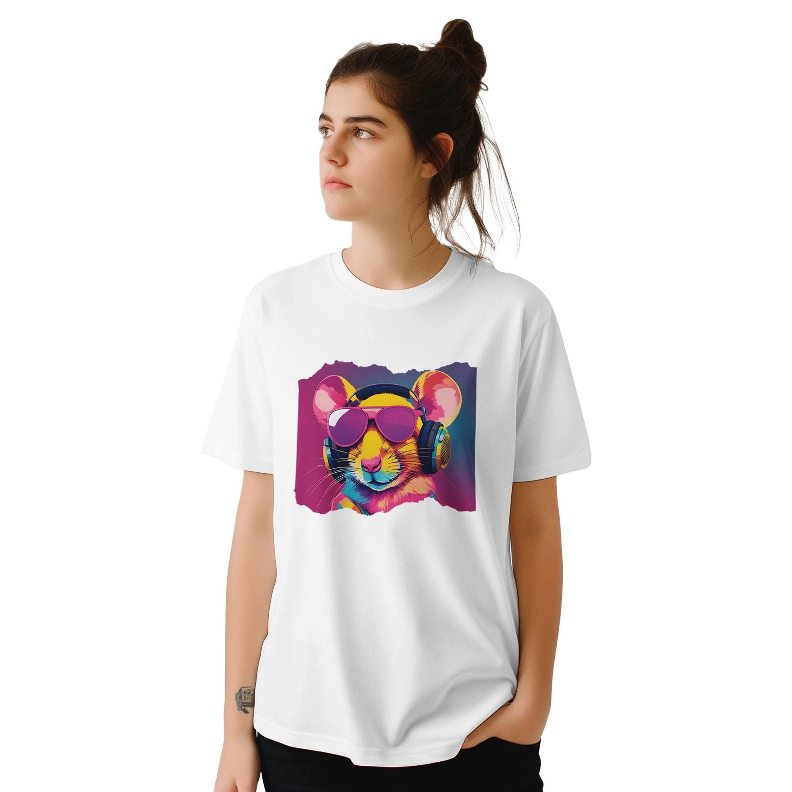 Party Animal Mouse | T-Shirt Unisex - Tshirt-Fabriek.nl