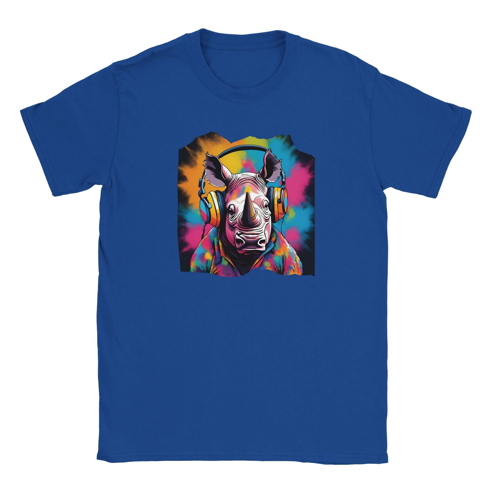 Party Animal Rhino | T-Shirt Unisex - Tshirt-Fabriek.nl