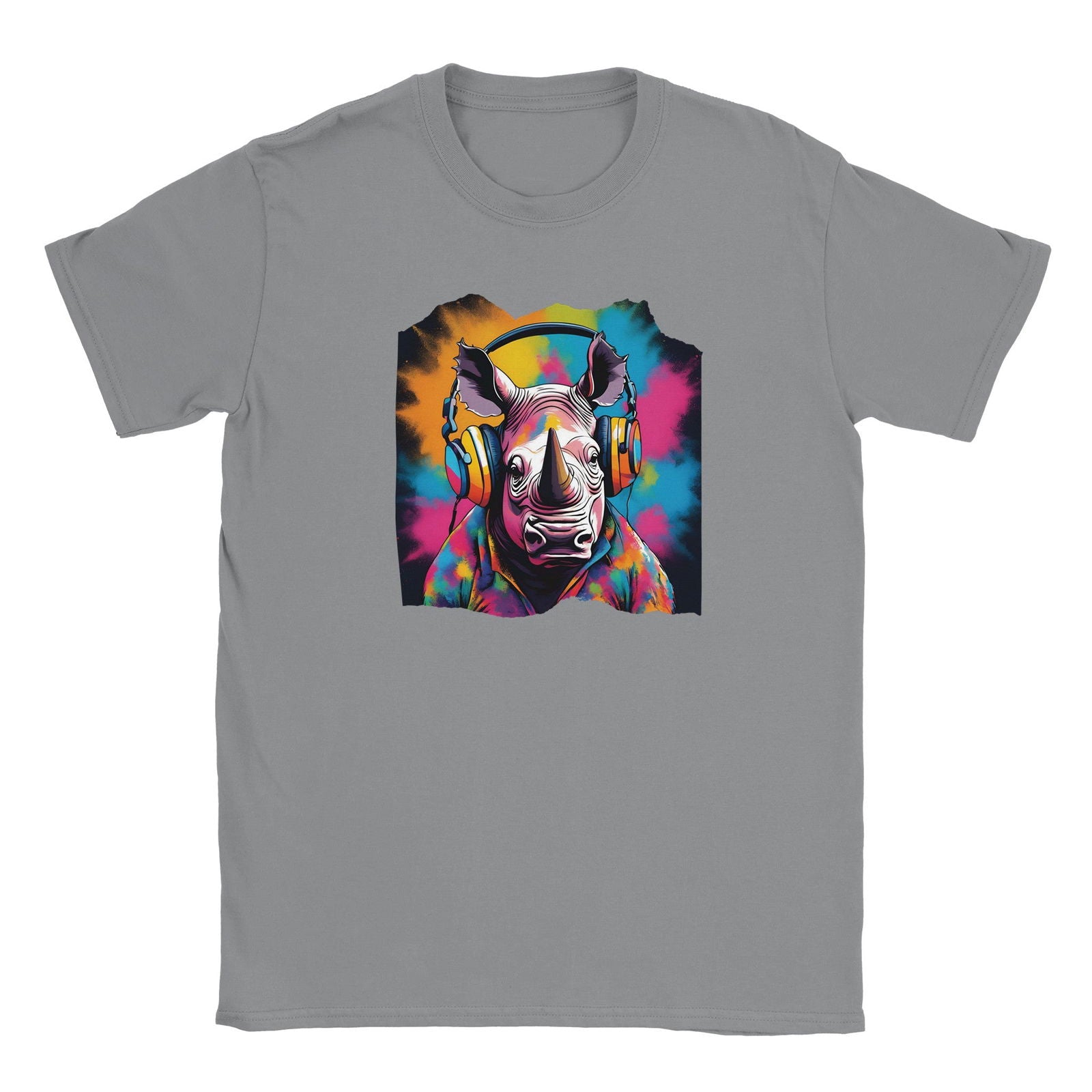 Party Animal Rhino | T-Shirt Unisex - Tshirt-Fabriek.nl