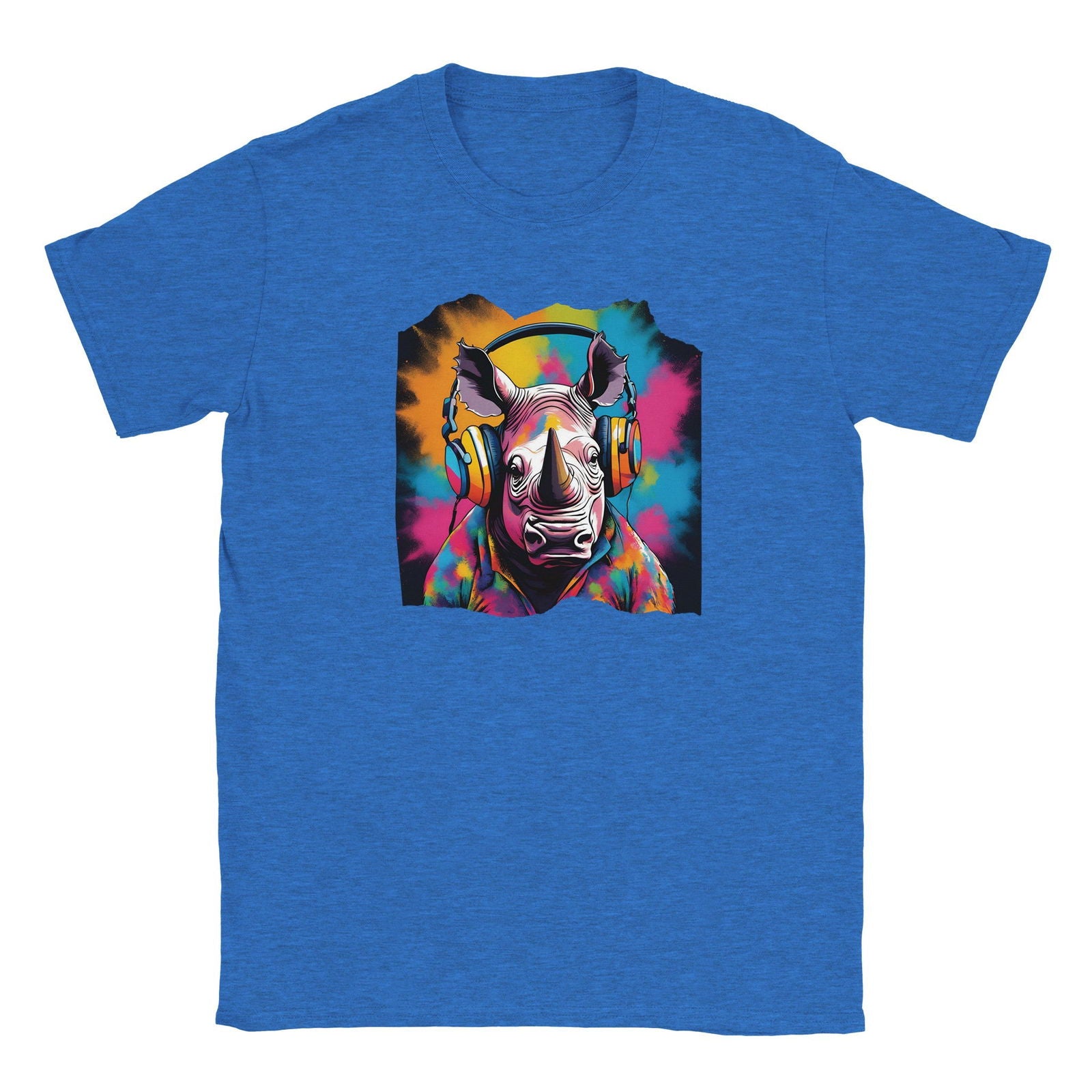 Party Animal Rhino | T-Shirt Unisex - Tshirt-Fabriek.nl