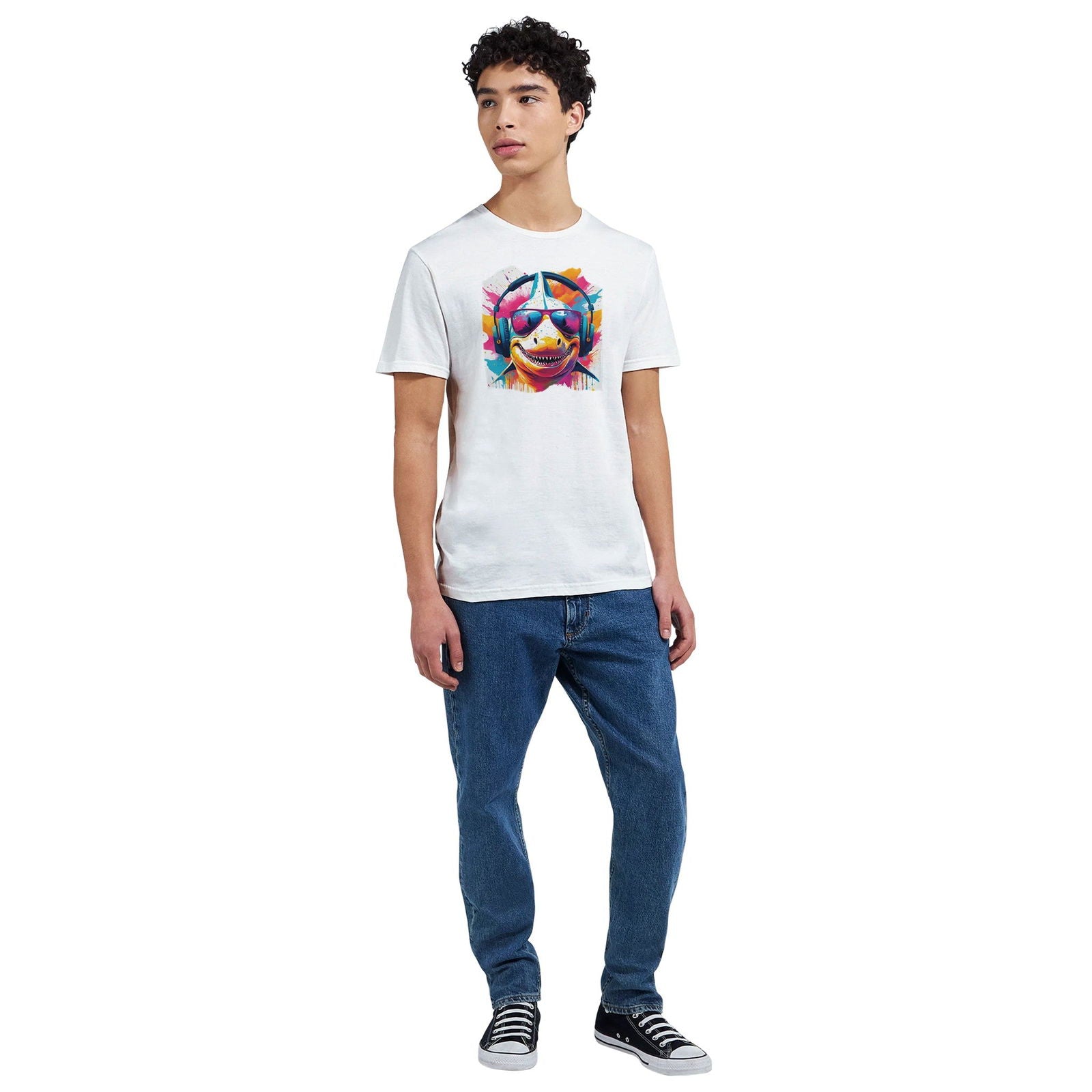 Party Animal Shark | T-Shirt Unisex - Tshirt-Fabriek.nl