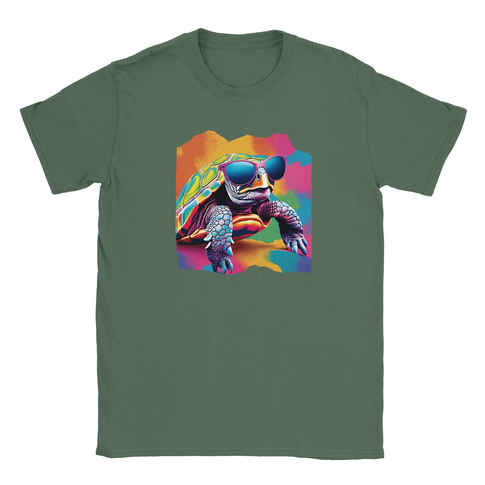 Party Animal Turtle | T-Shirt Unisex - Tshirt-Fabriek.nl